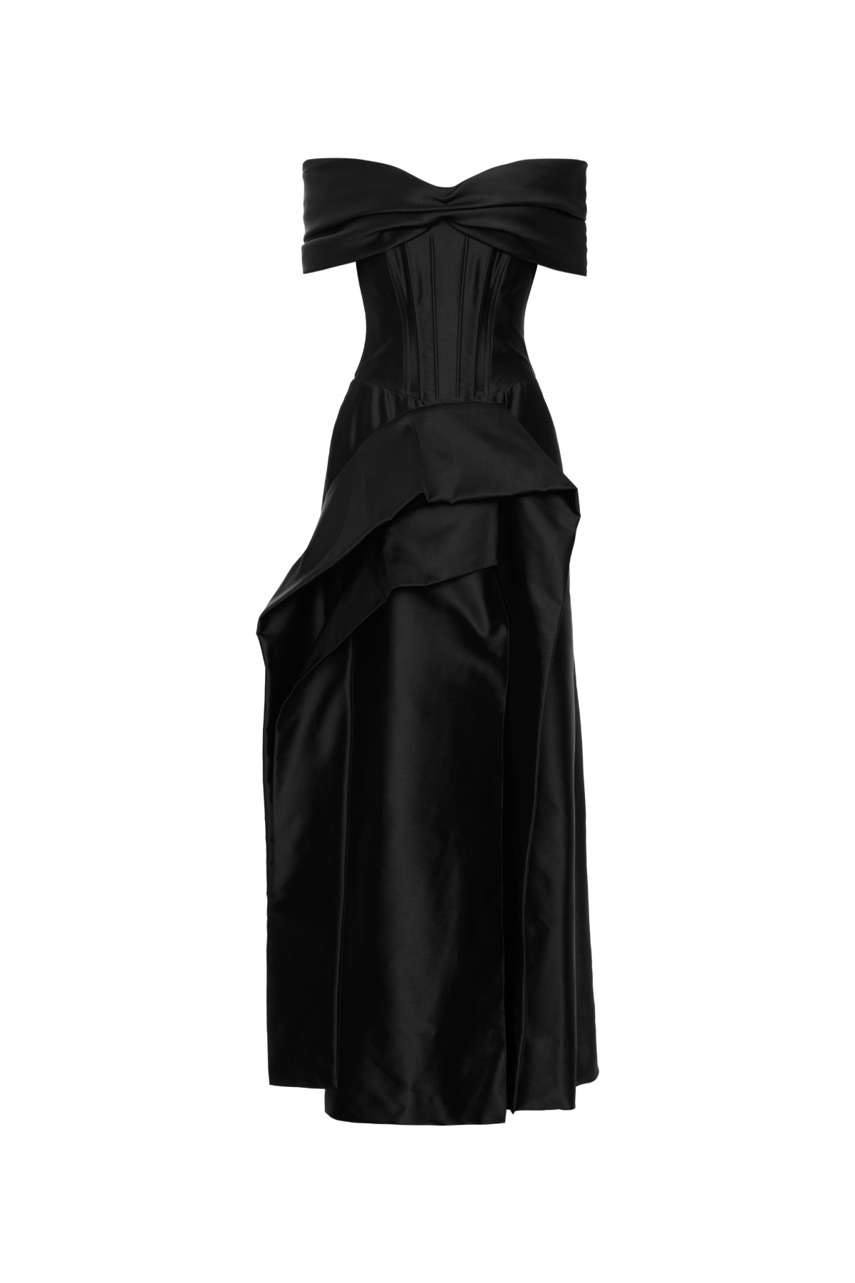 Vestido Longo Zibeline Ombro a Ombro