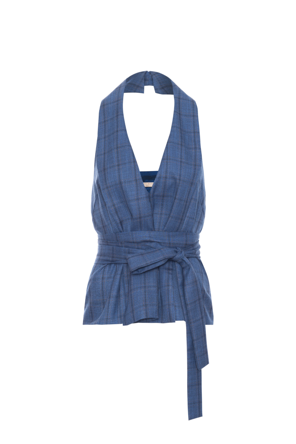 Kimono Xadrez Alfaiataria Sem Mangas