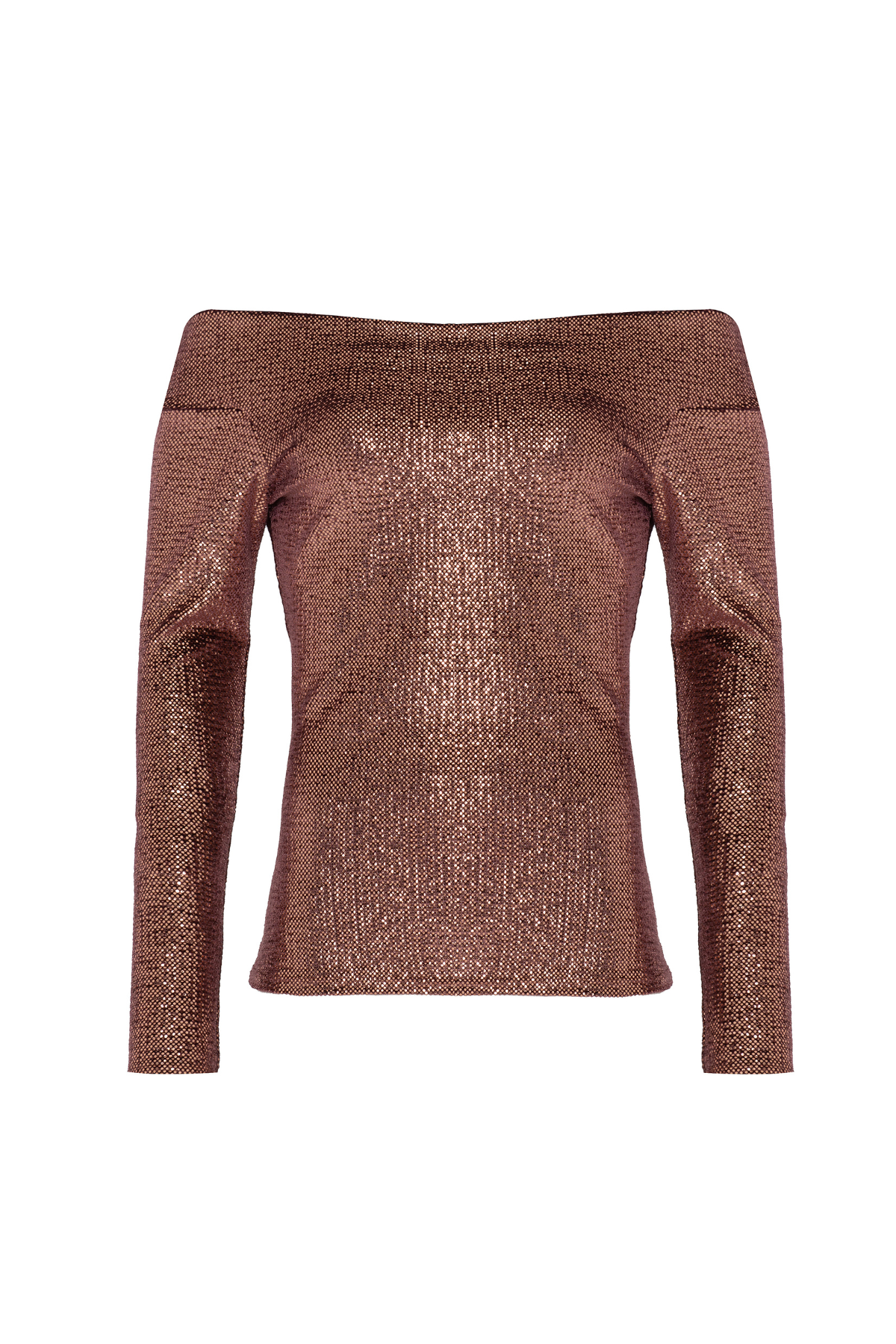Blusa Ombro A Ombro Manga Longa