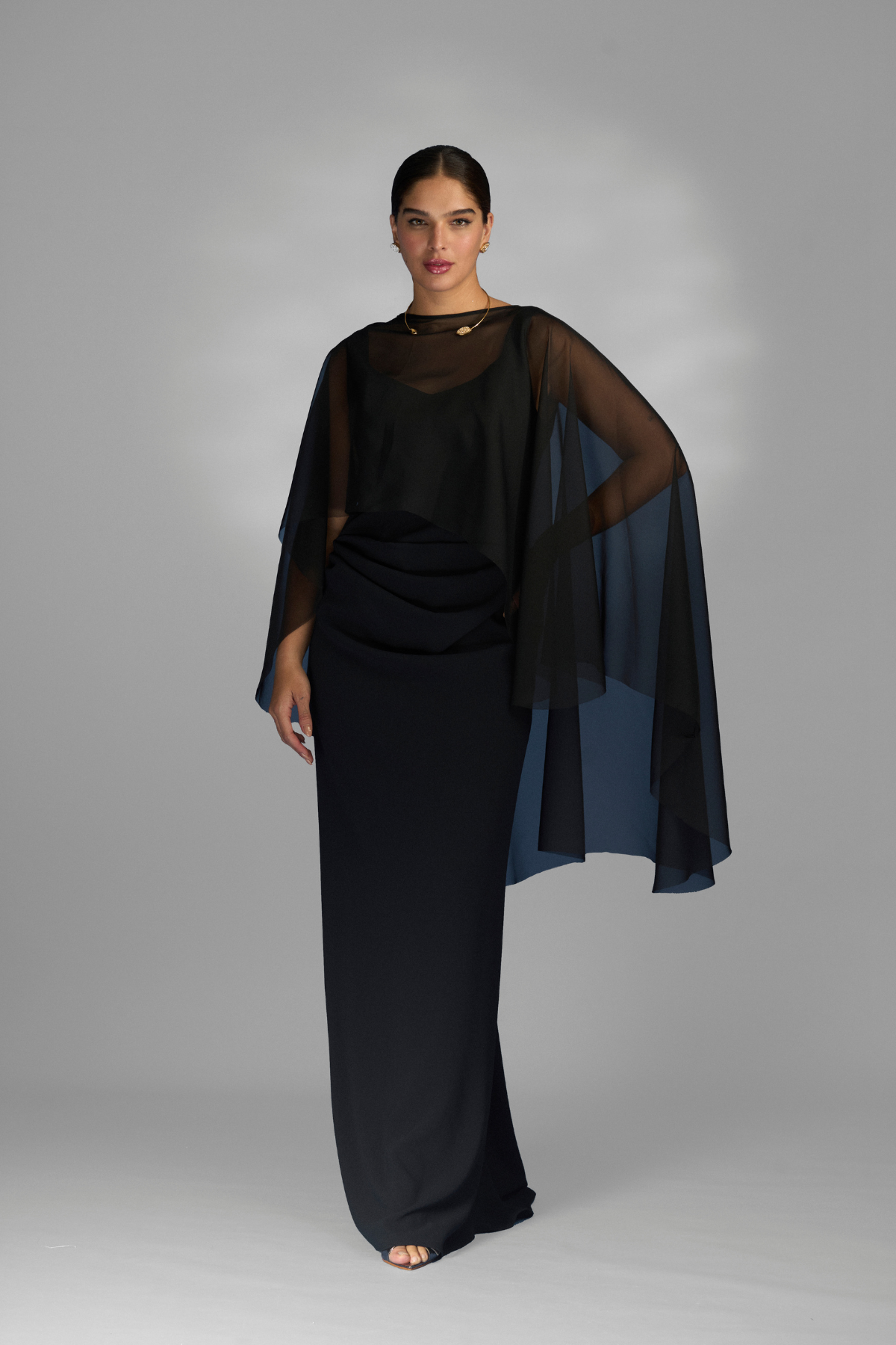 Sobreposição Comprida Musseline