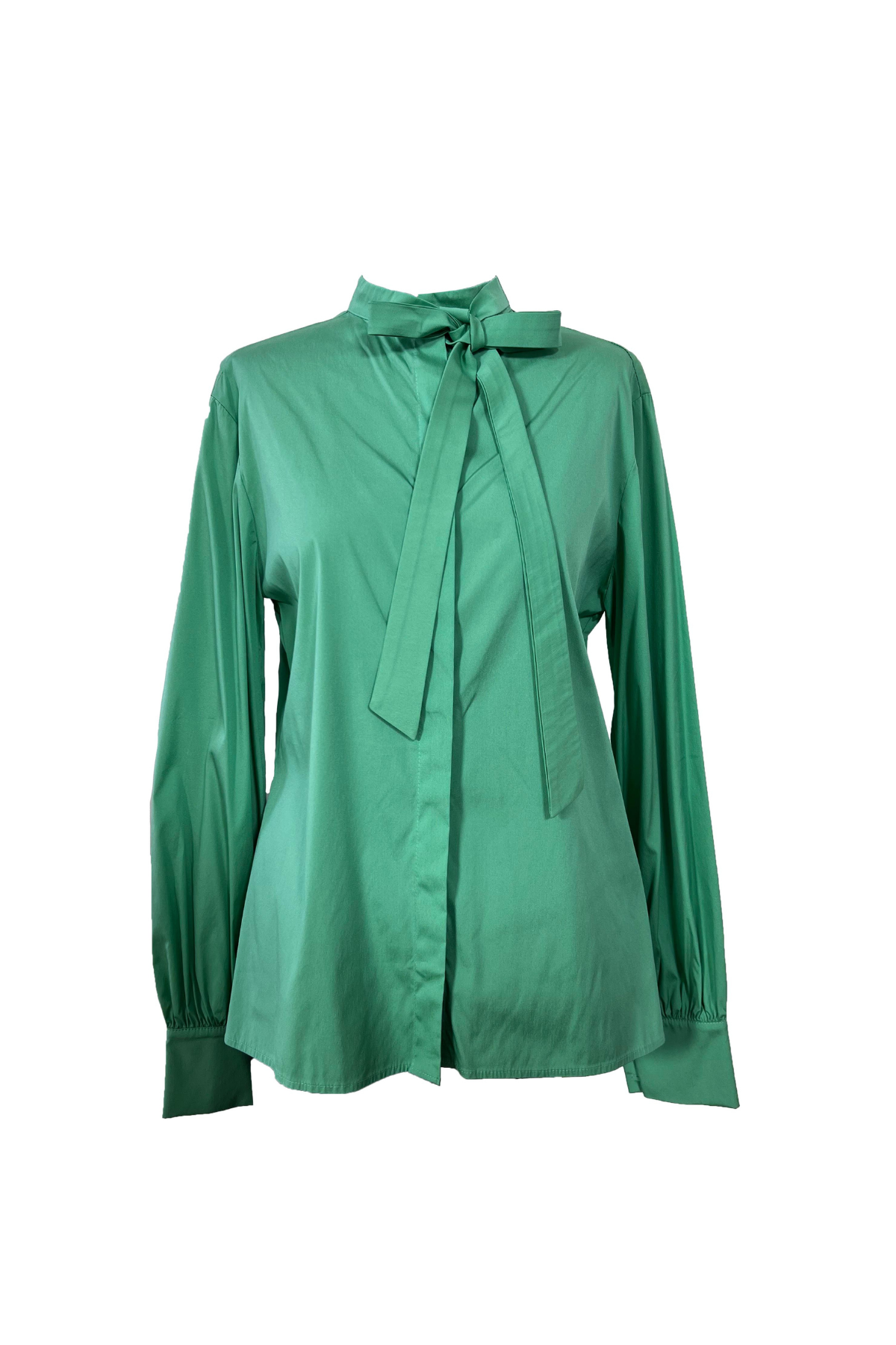 Camisa com Amarração em Cotton Shine