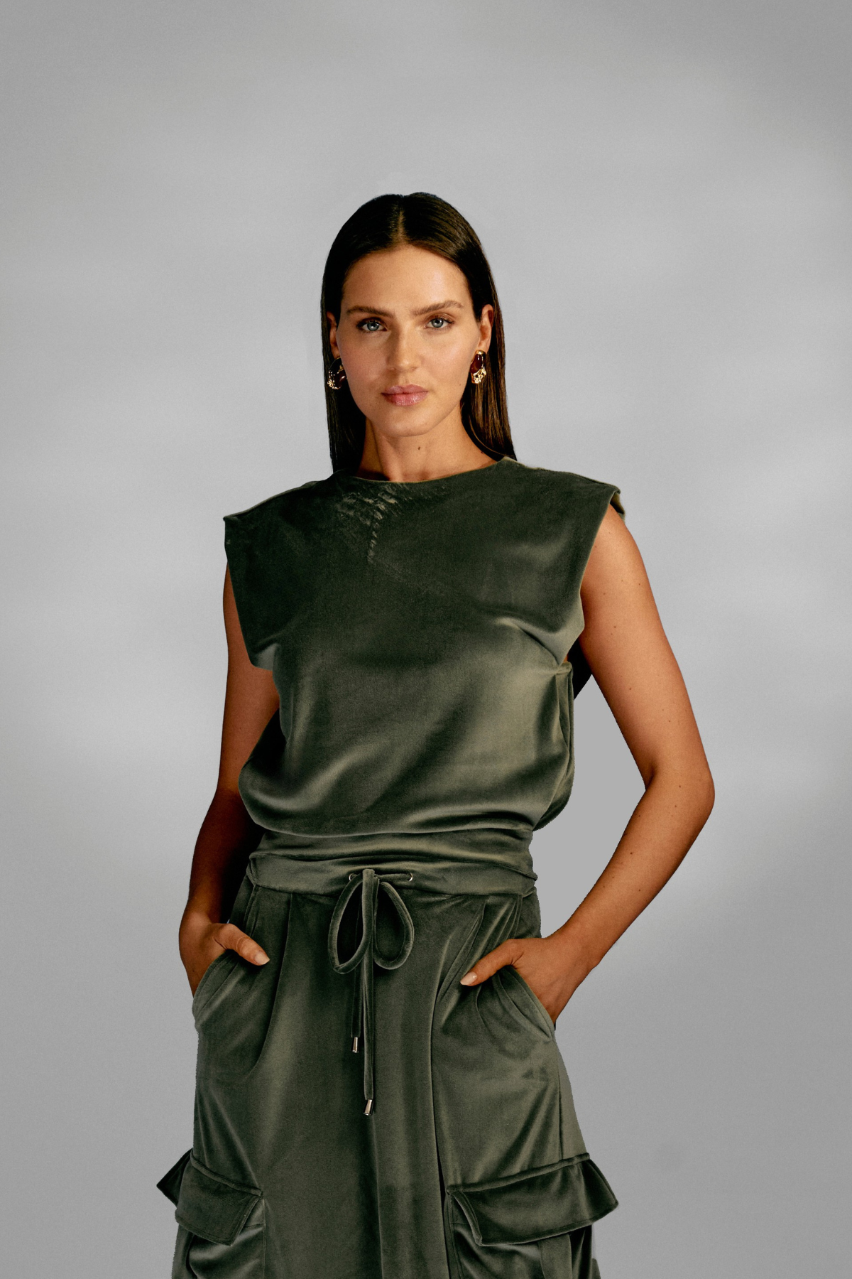 Blusa Muscle Tee Veludo