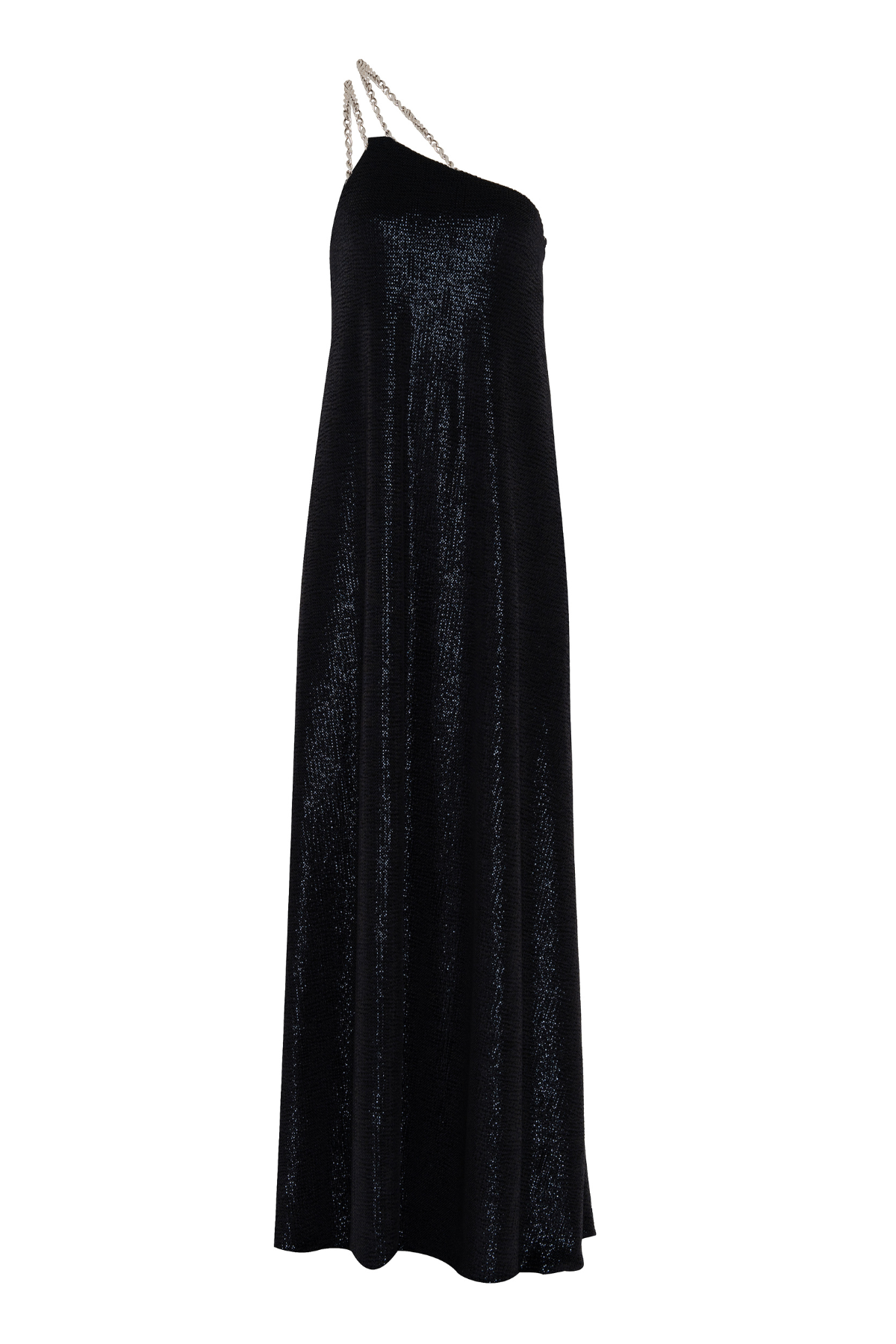 Vestido Longo em Velvet Poá