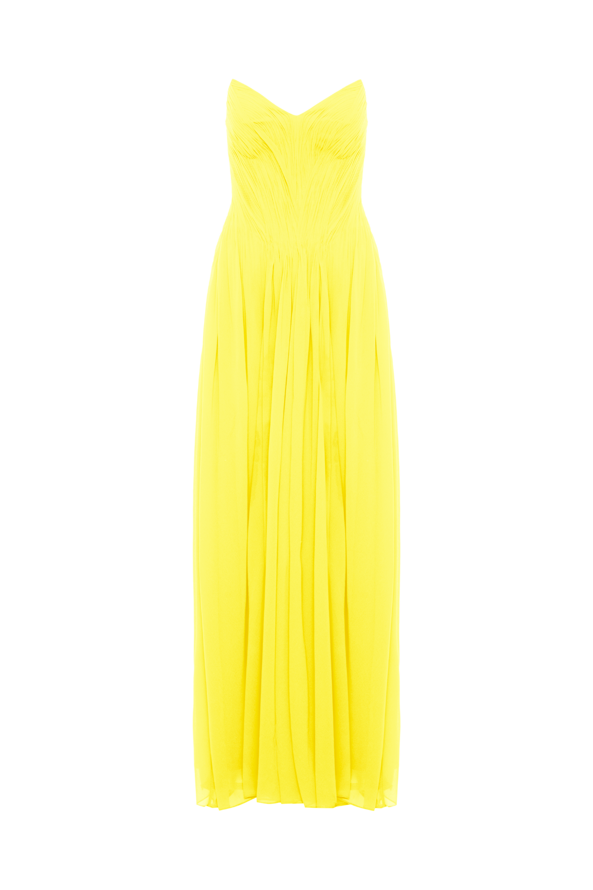 Vestido Drapeado Sem Alças