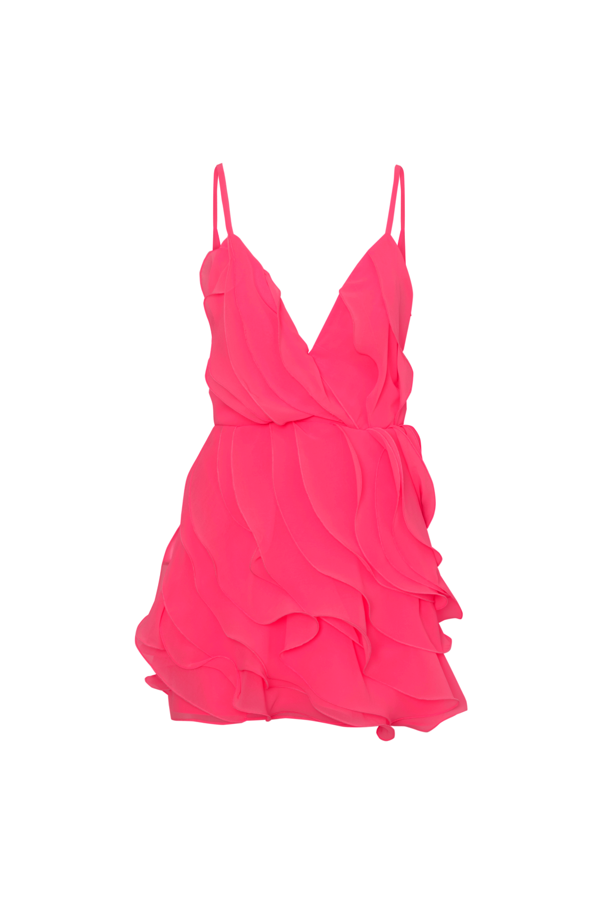 Vestido Curto Babados De Jabôs