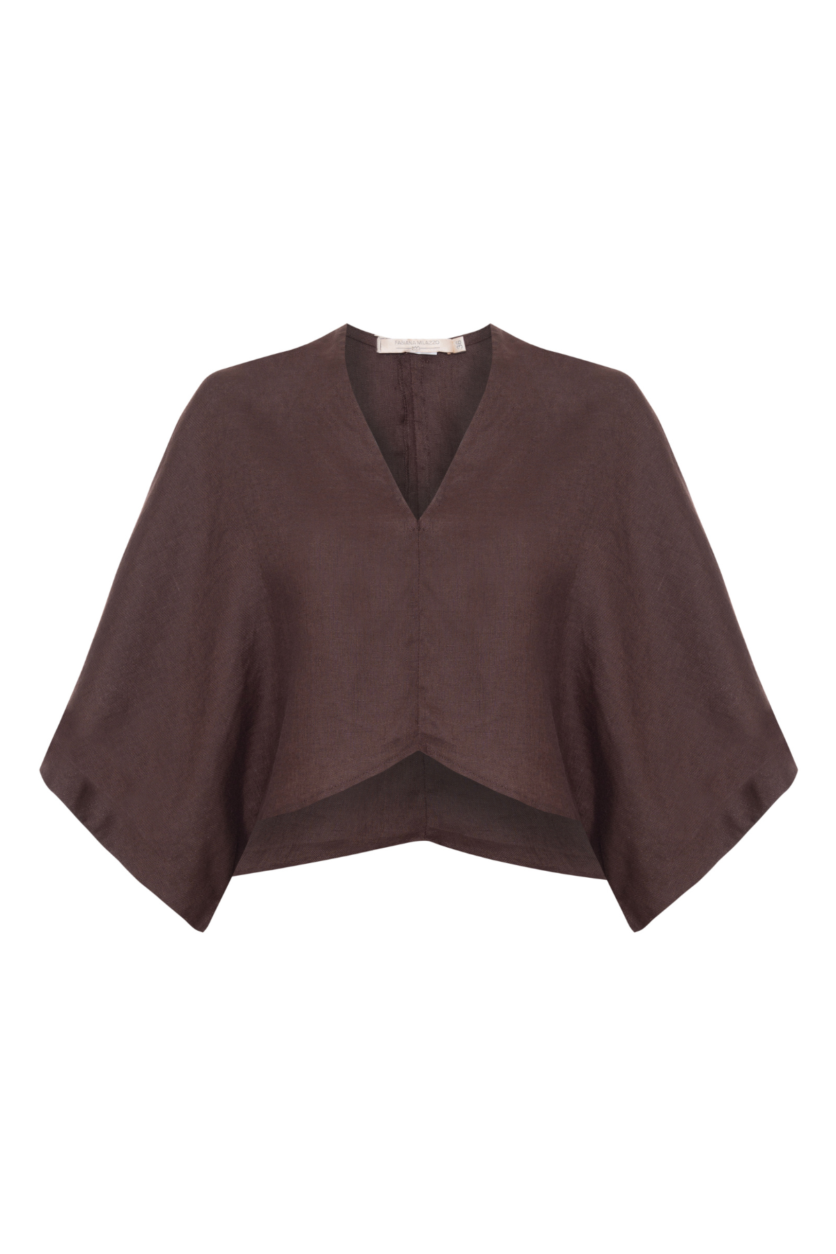 Blusa Ampla Manga Raglan Linho