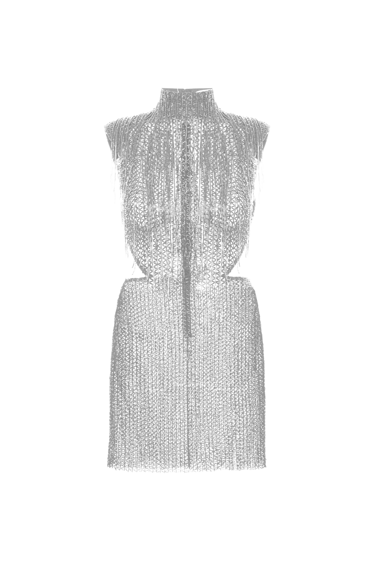 Vestido Curto Bordado