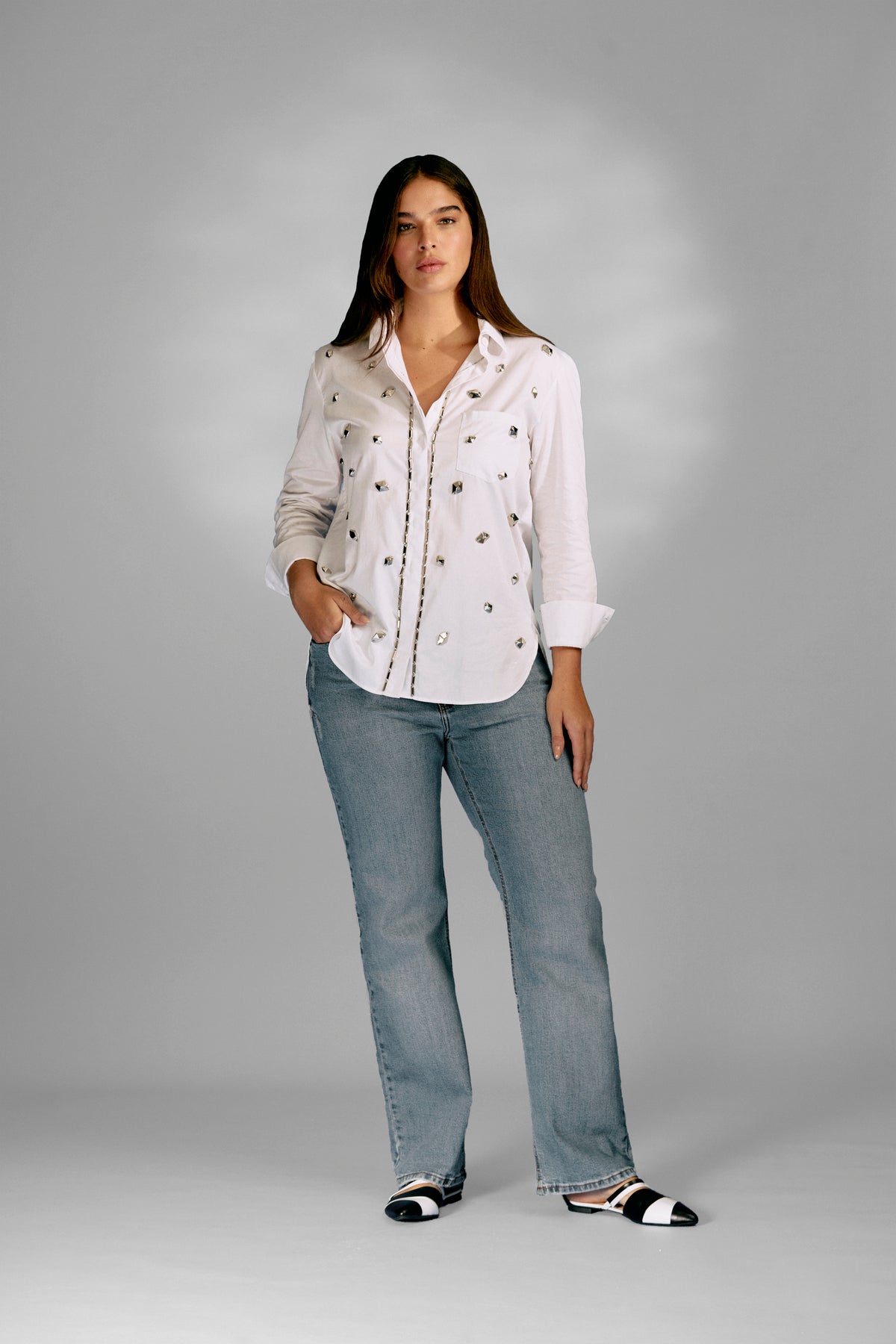 Calça Jeans Cós Alto