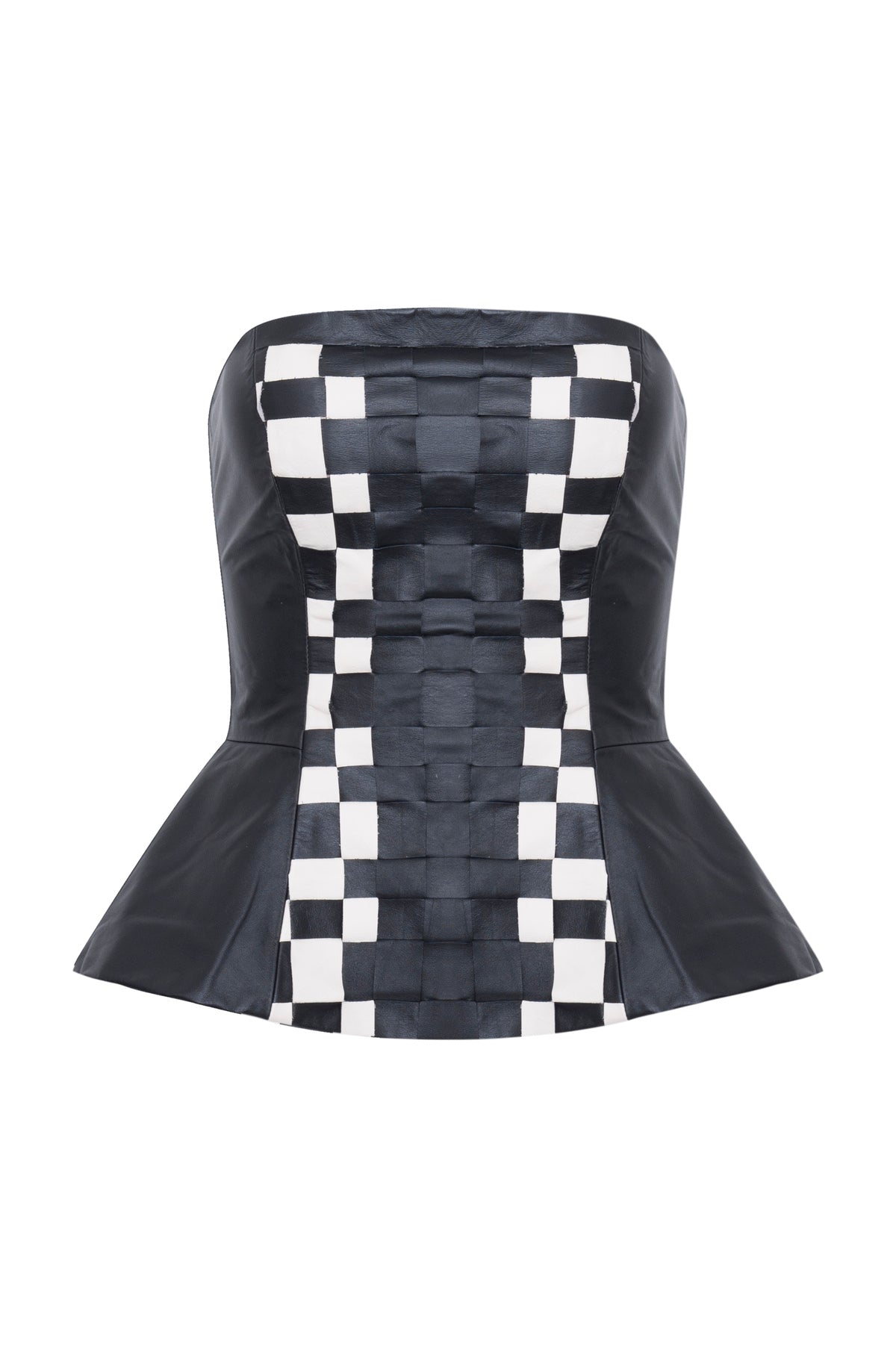 Corset Couro Tressê