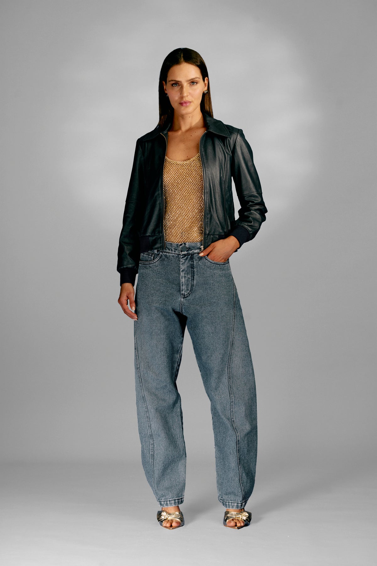 Bomber Couro Natural