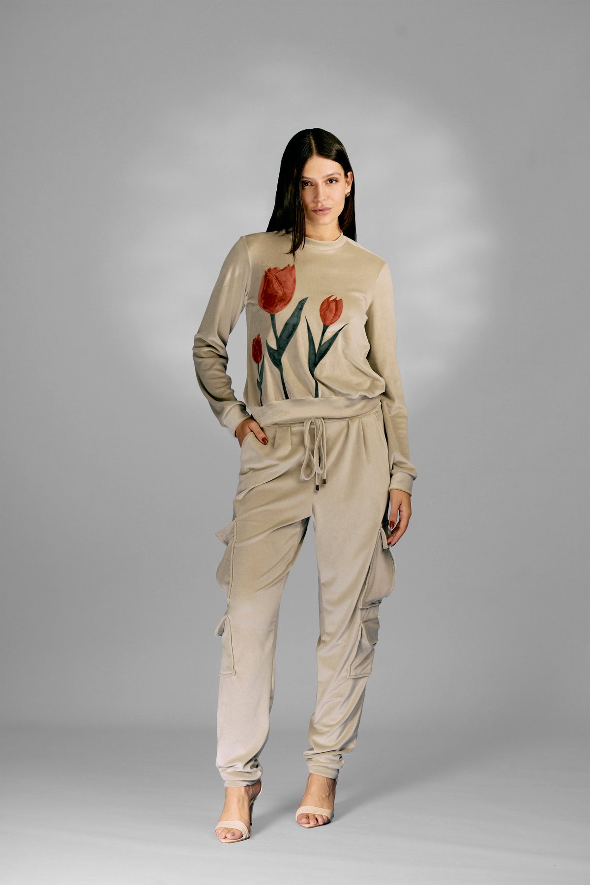 Calça Jogger Cargo Veludo