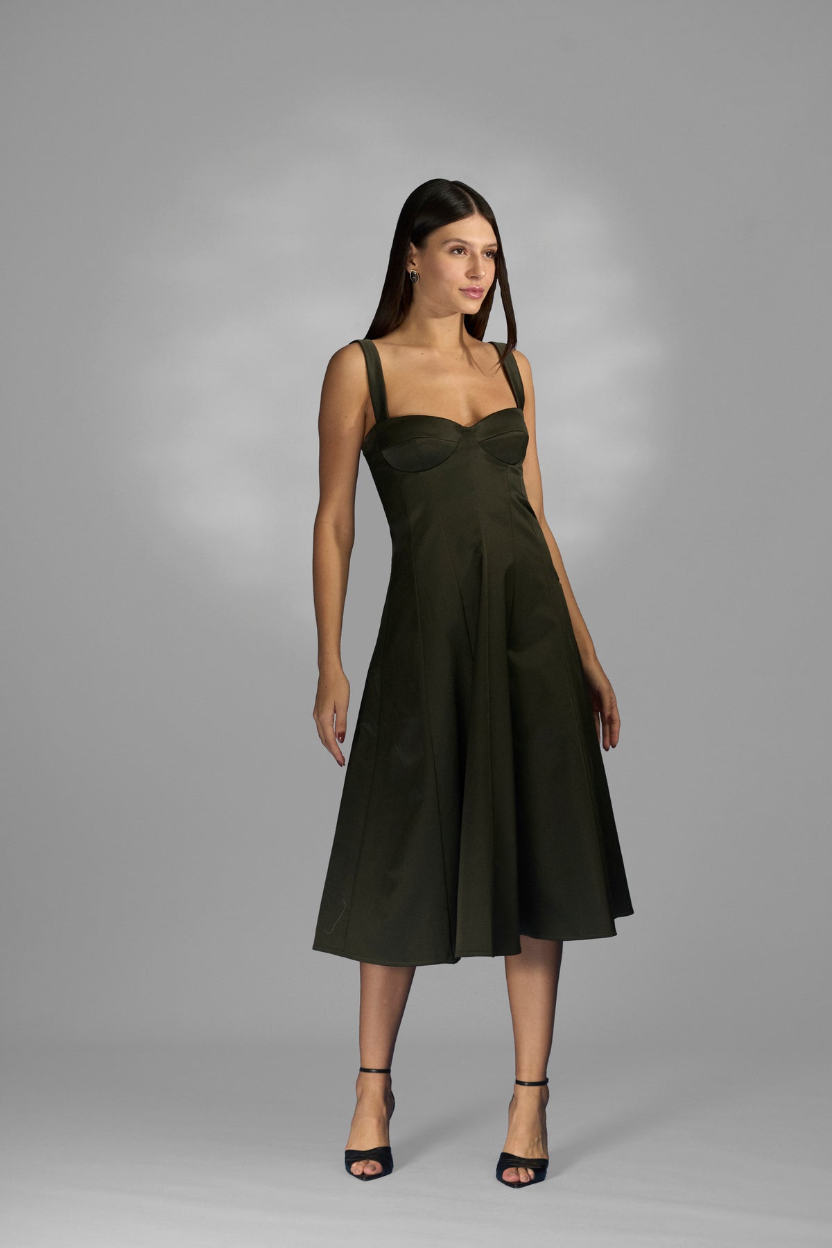 Vestido Mídi Estruturado