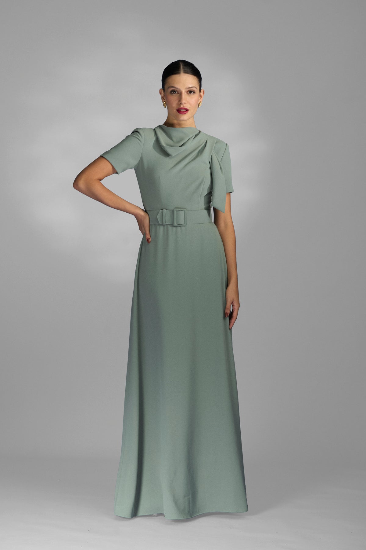 Vestido Longo Laço Desconstruido