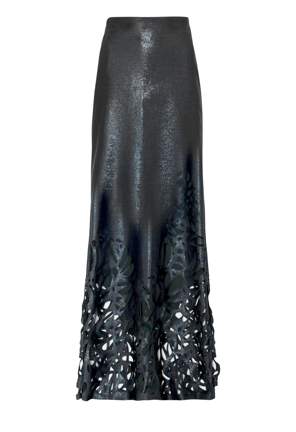 Saia Longa Wave Recortes Vazados De Conchas