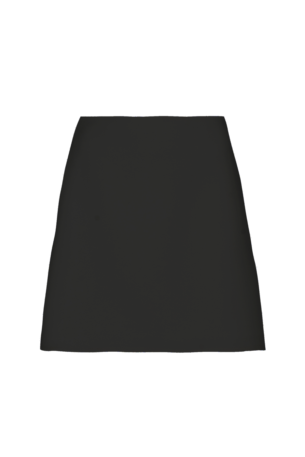 Saia Curta De Crepe Evasê