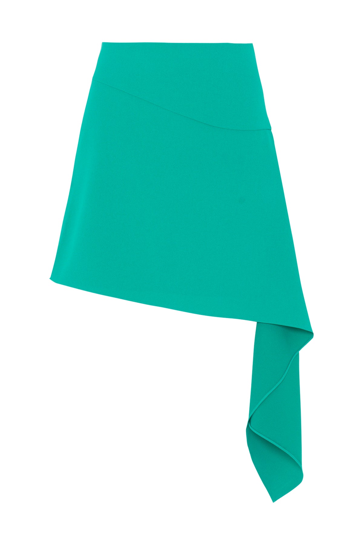 Míni Saia Assimétrica Crepe