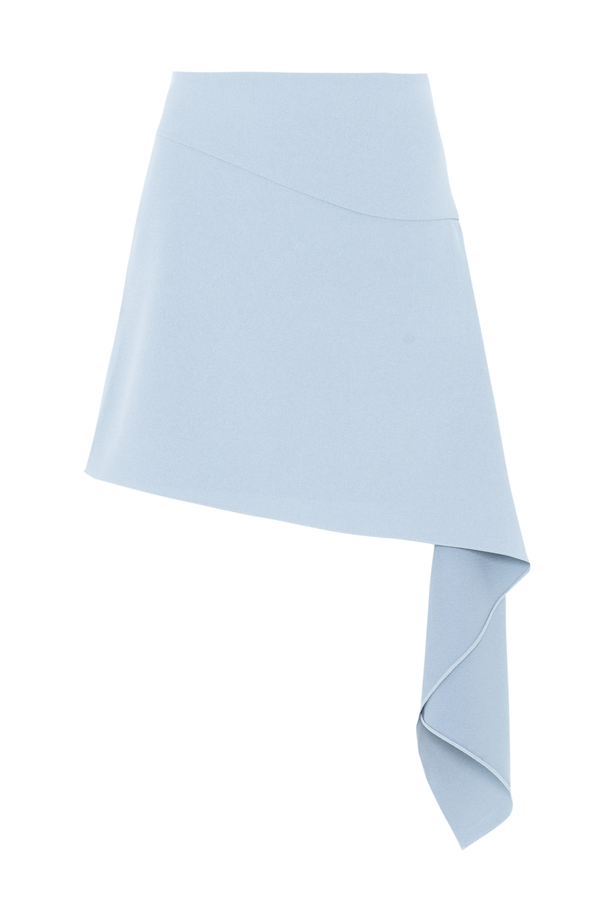 Míni Saia Assimétrica Crepe