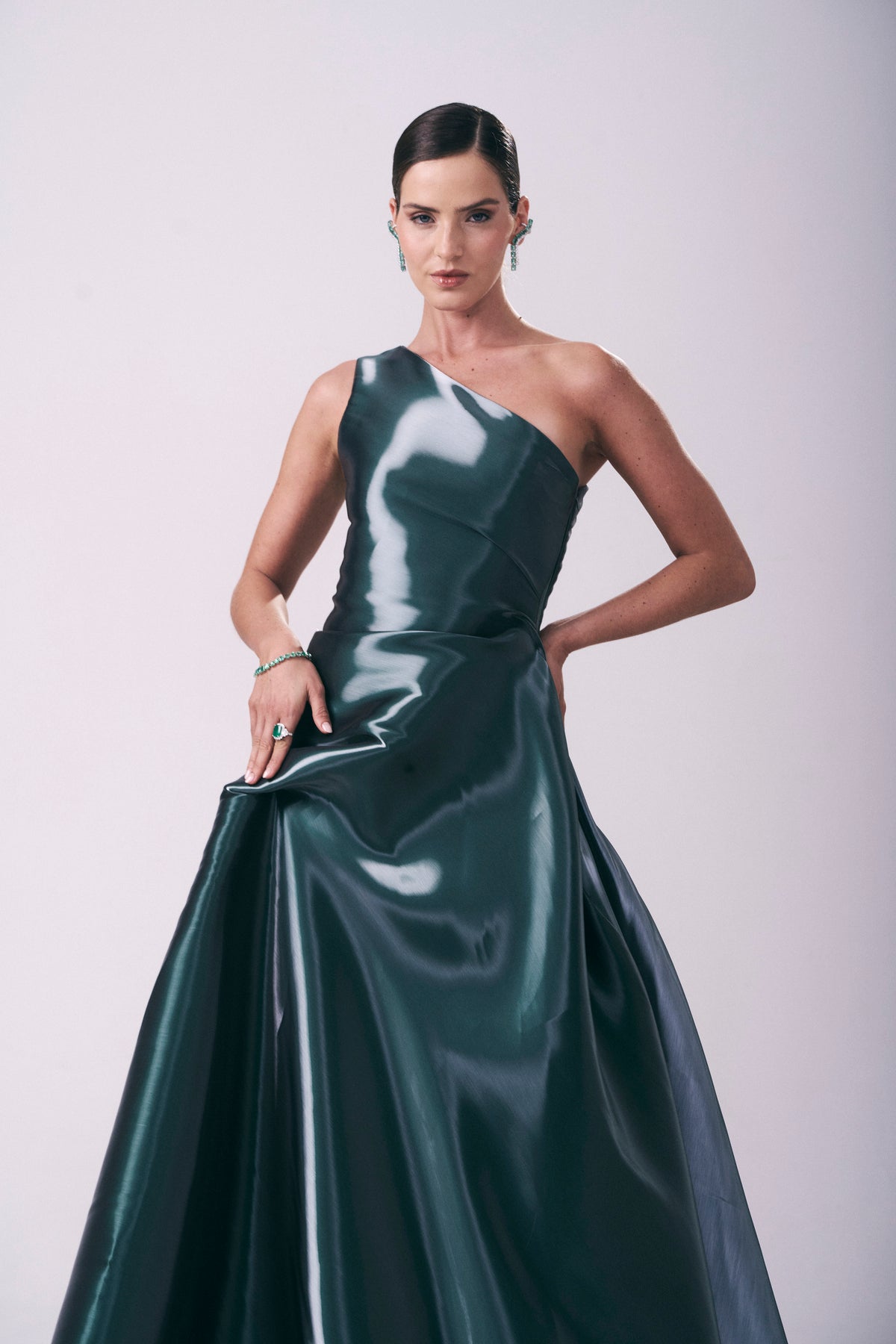 Vestido Liquid Ombro Só