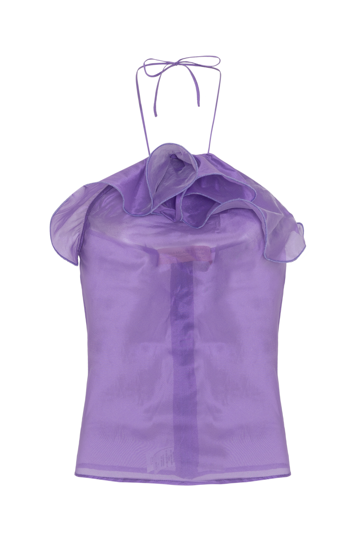 Blusa Jabô em Organza de Seda