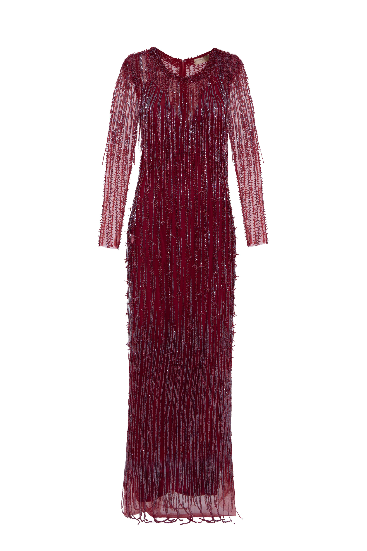 Vestido Longo Franjas