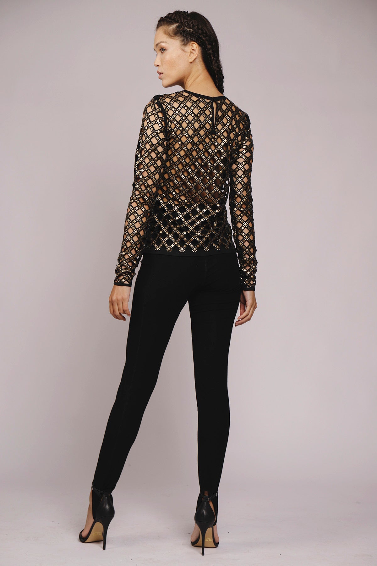 Blusa Manga LongaTachas