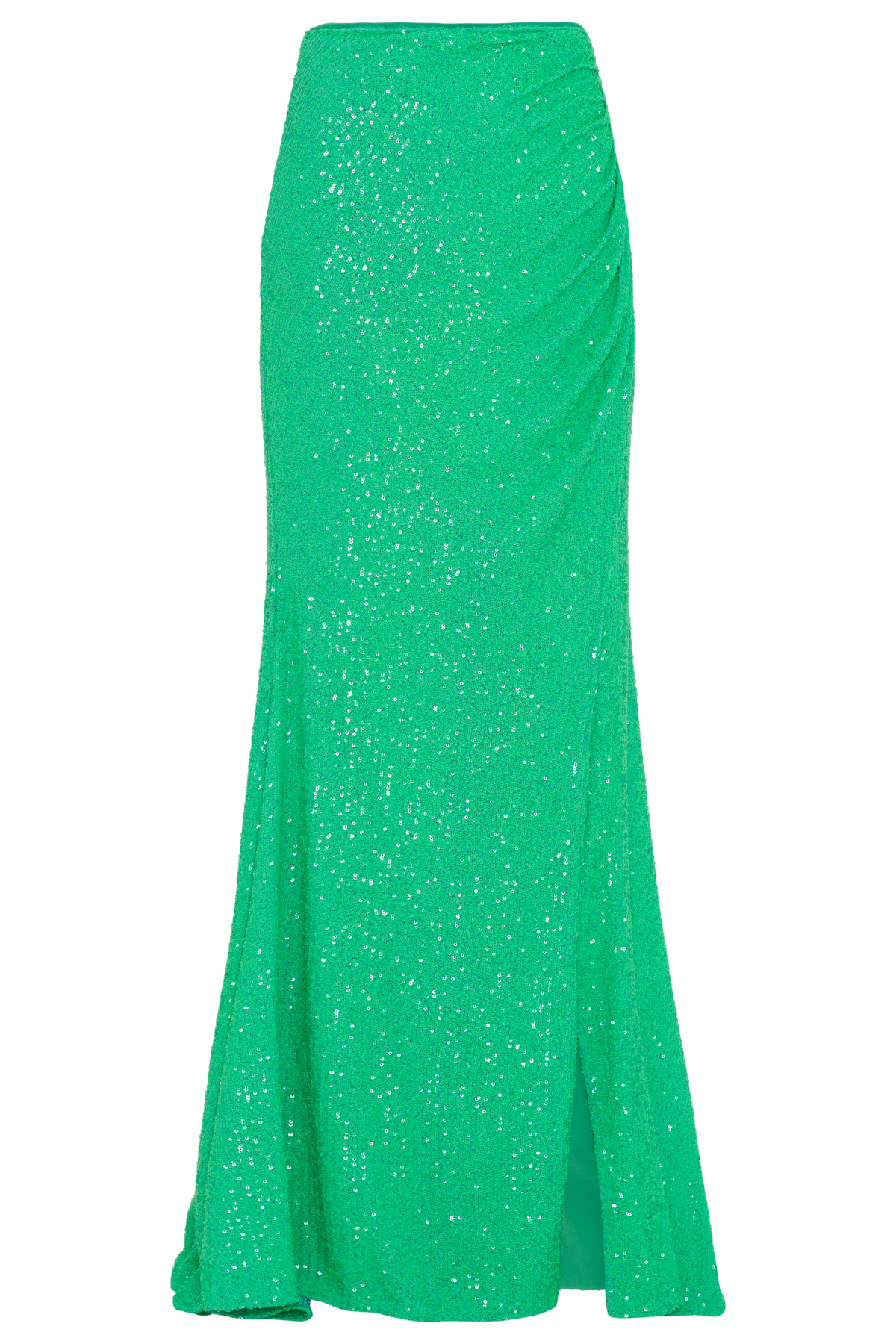 Saia Longa Drapeada em Paetê