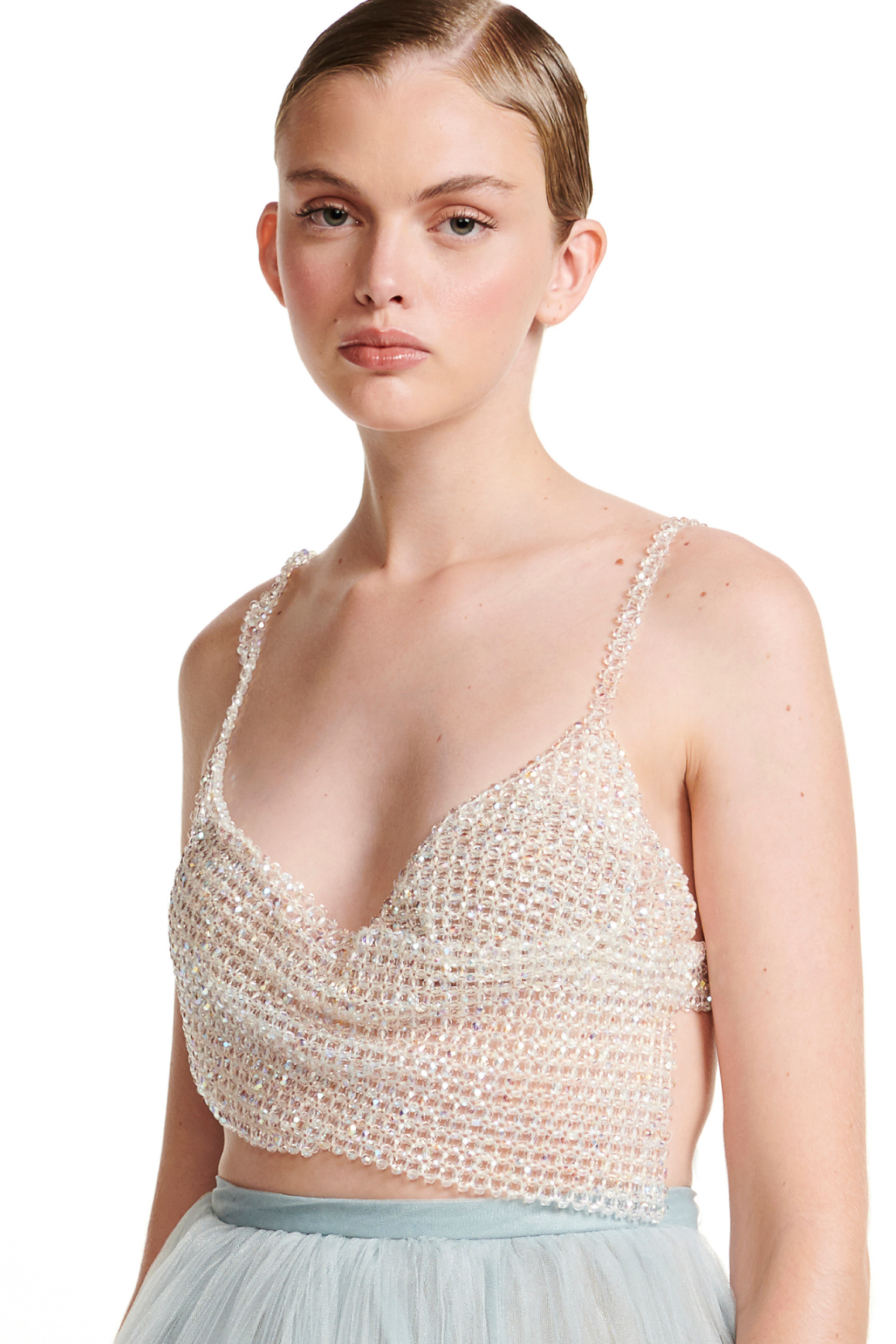 Top De Cristal Bordado