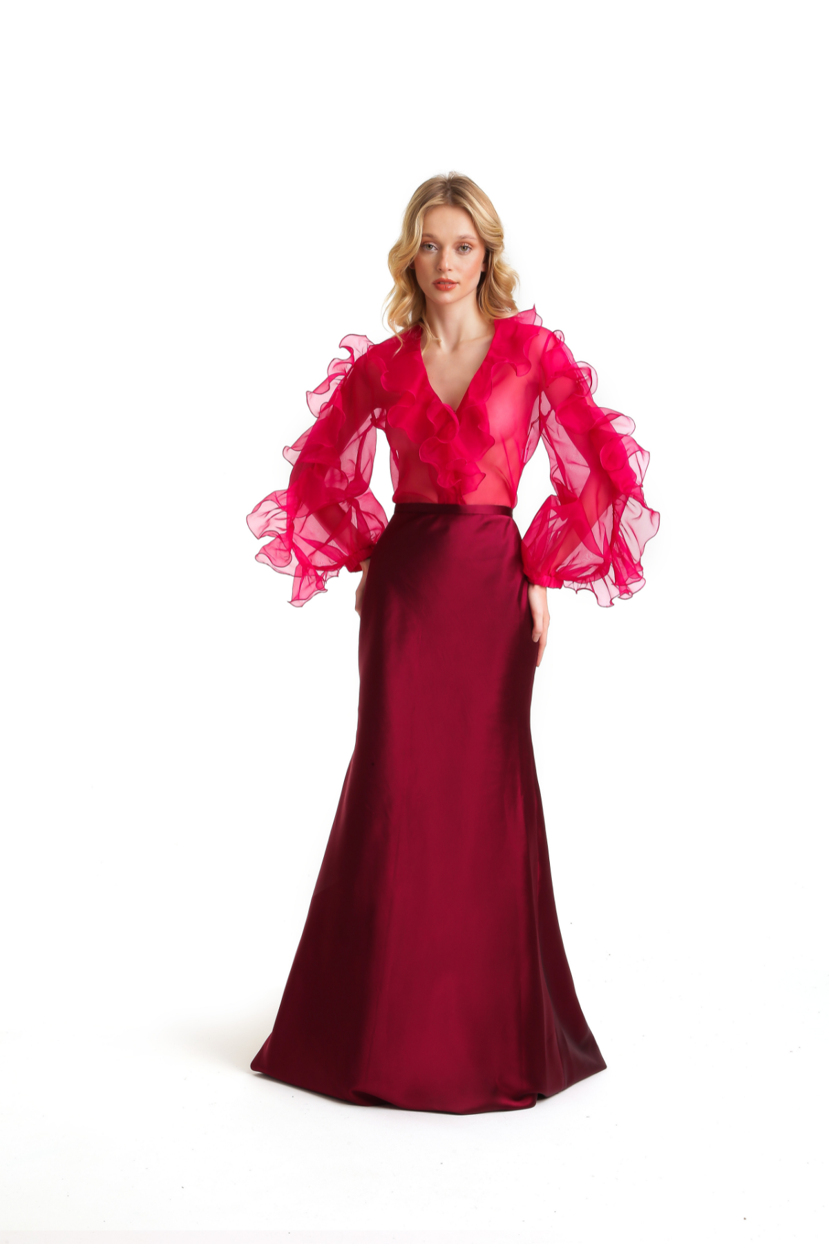 Saia Longa Sereia Em Zibeline