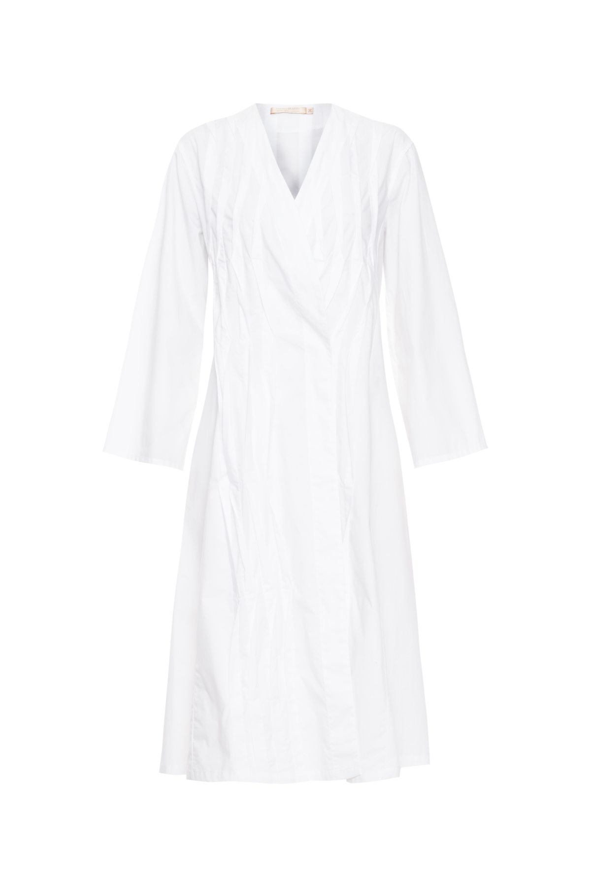 Kimono Mídi Pregas E Decote V