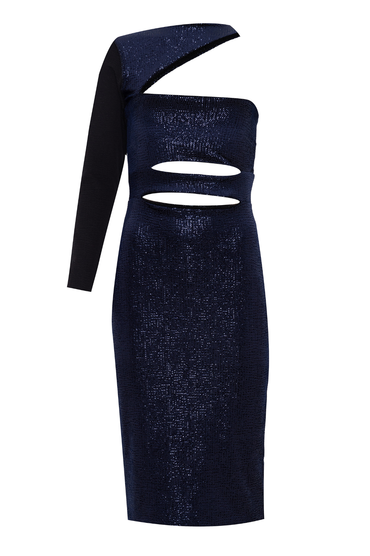 Vestido Midi Cut Out Manga Só