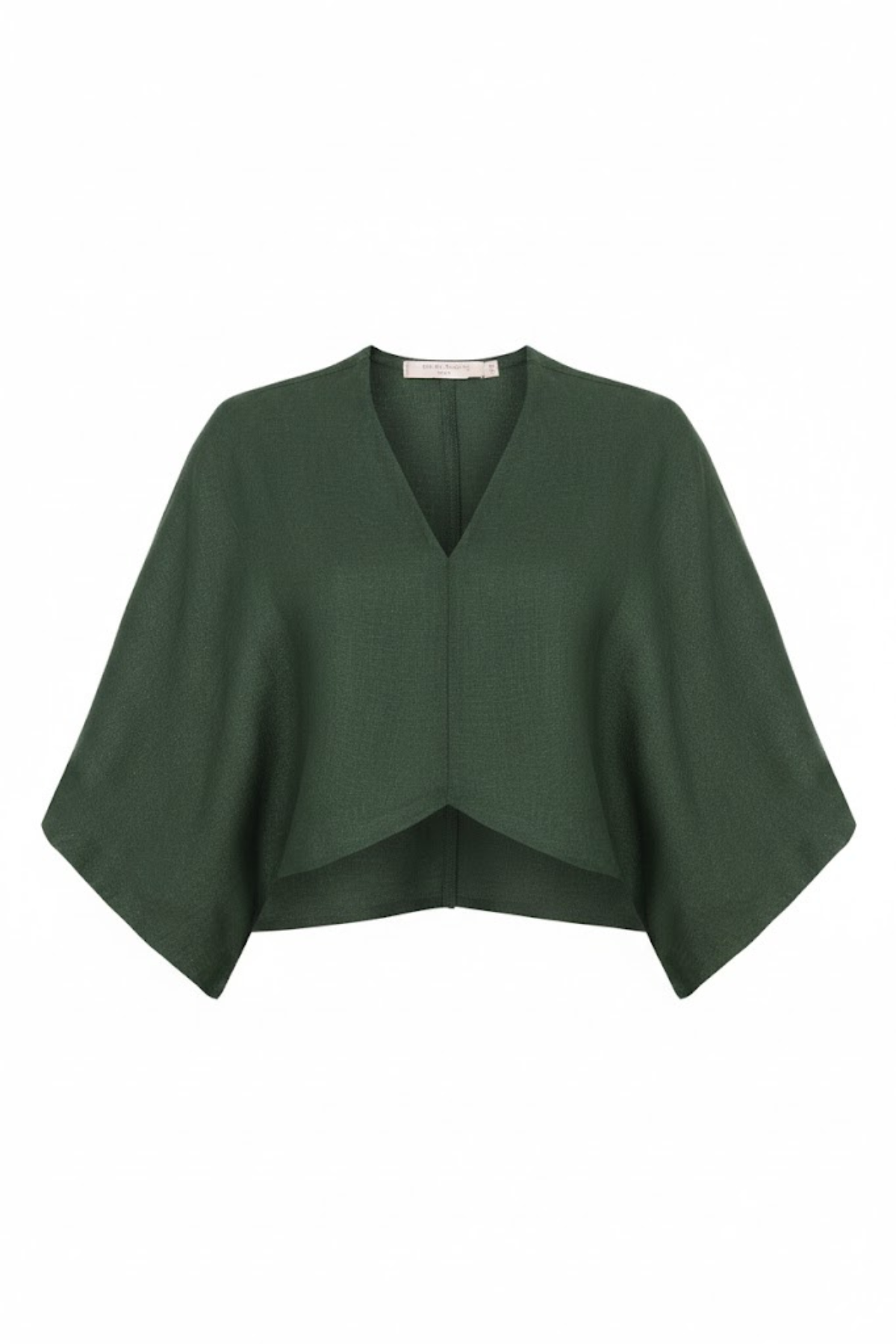 Blusa Ampla Manga Raglan Linho