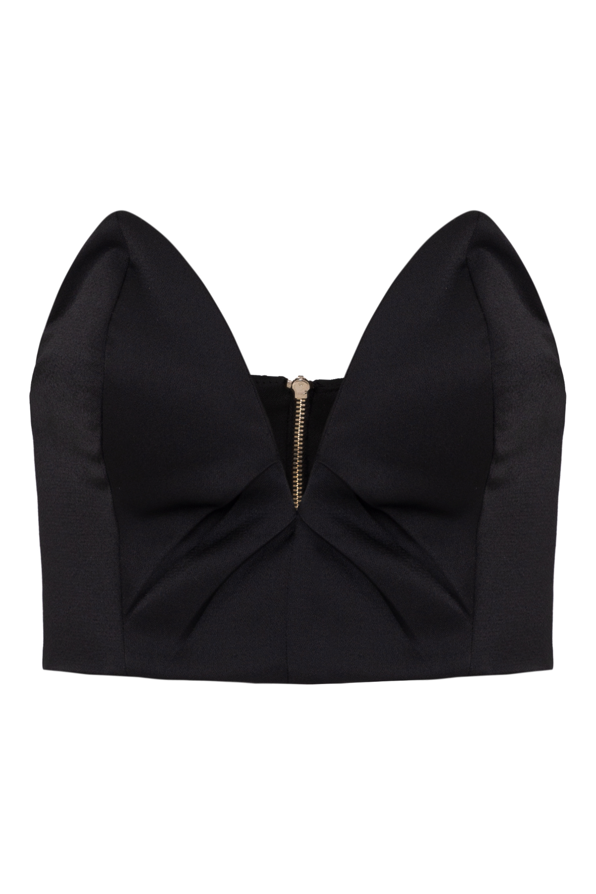 Corselet Crepe Decote Profundo