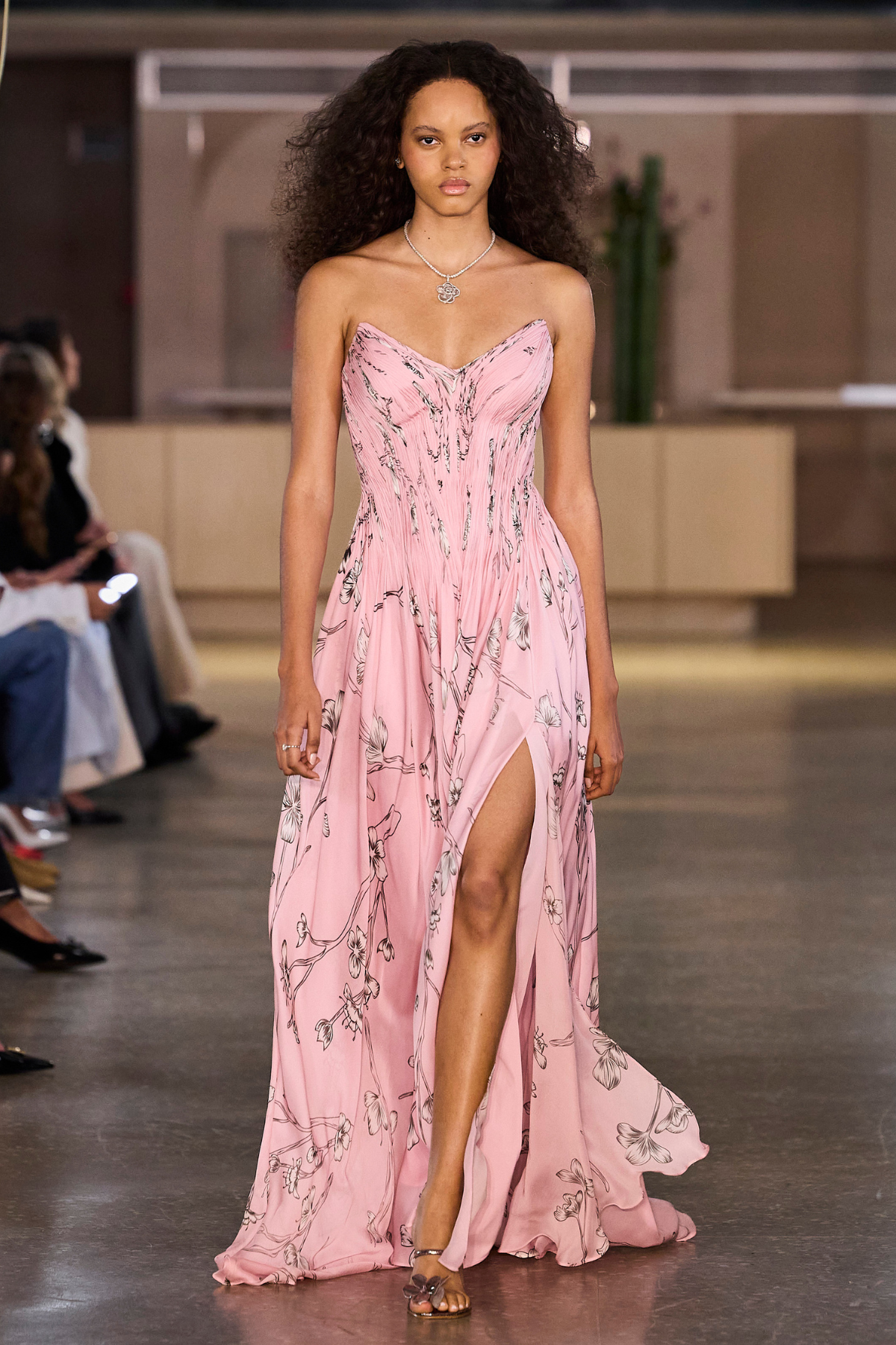 Vestido Longo Plissado