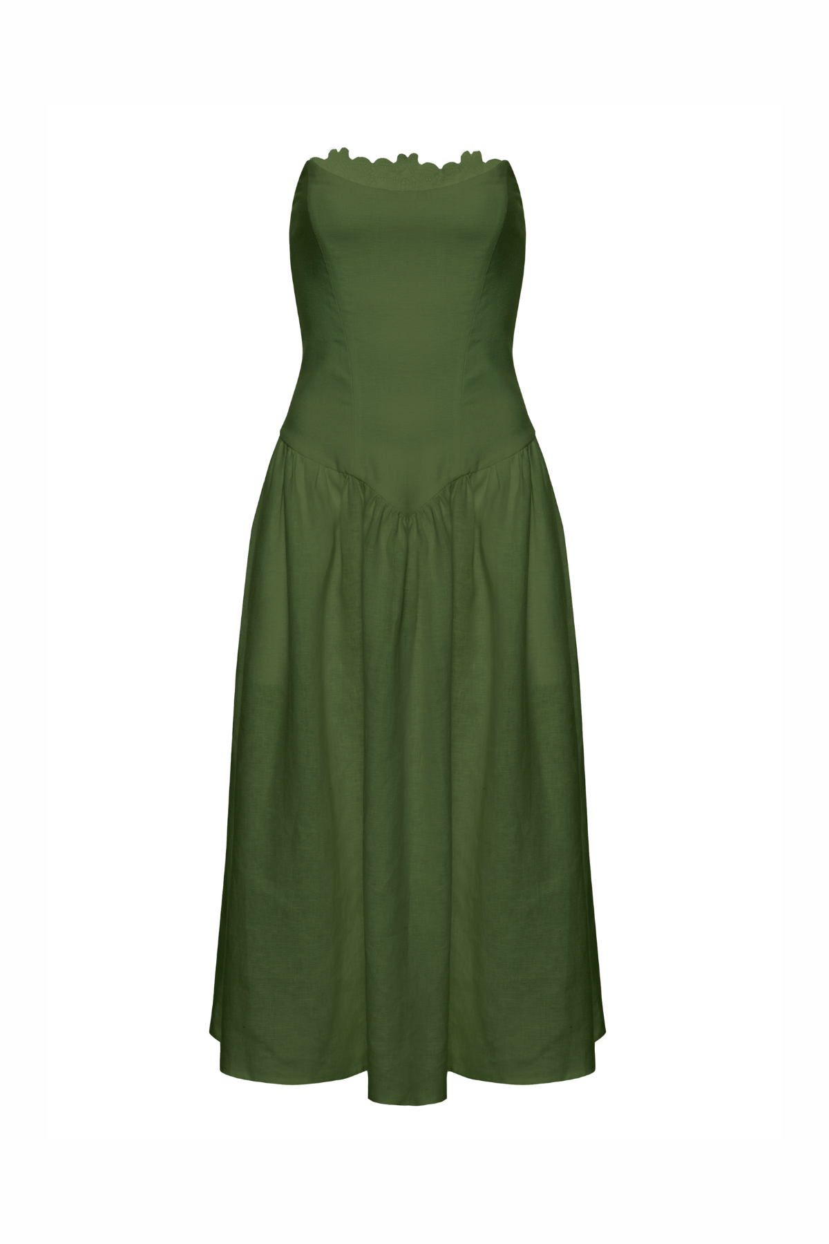 Vestido Mídi Abaulado