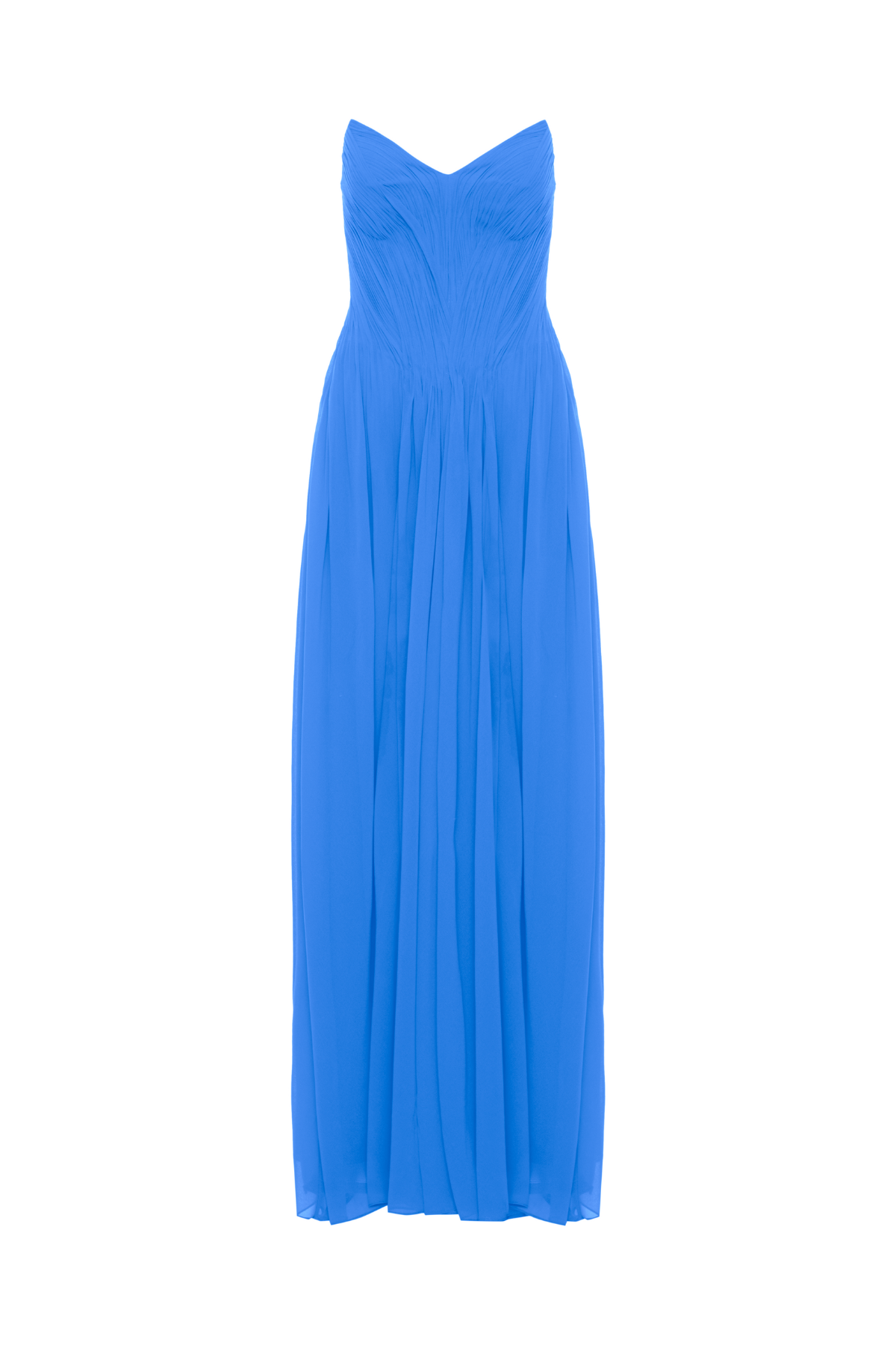 Vestido Drapeado Sem Alças