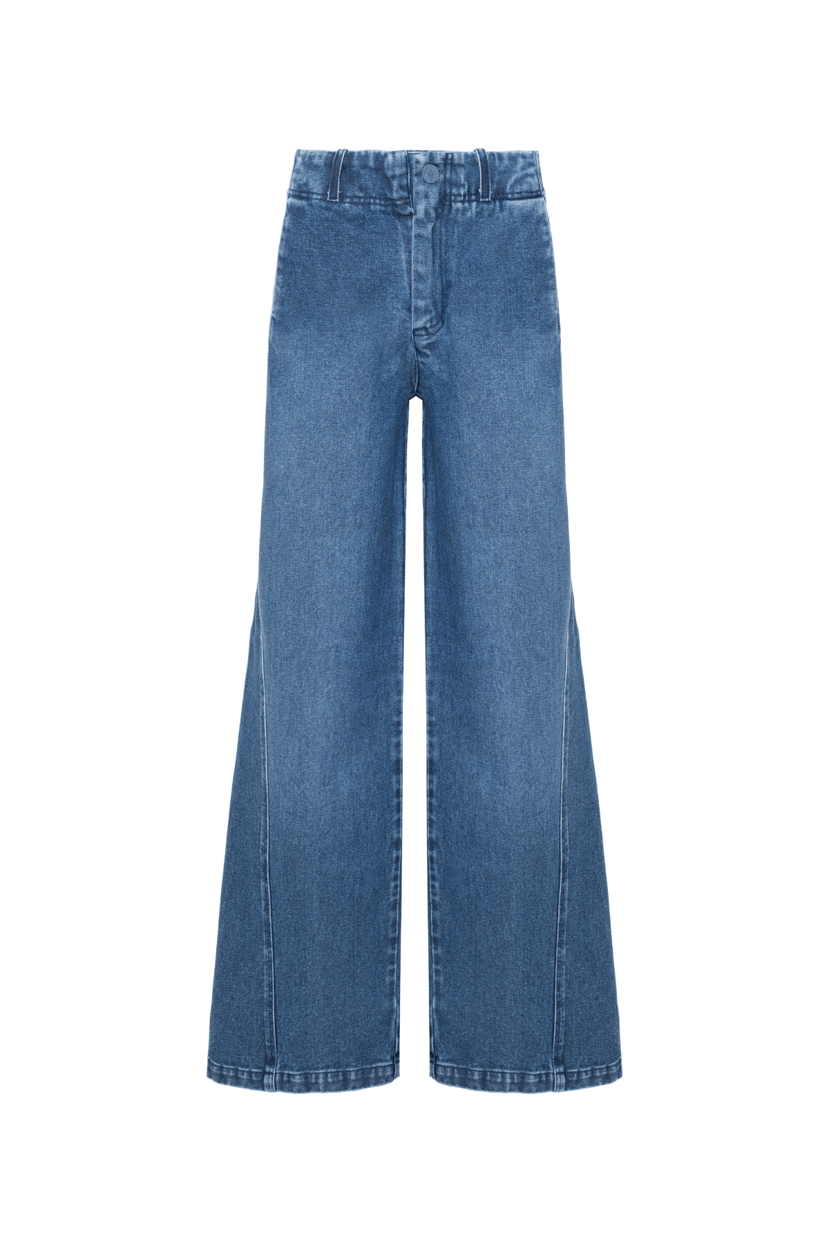 Calça Jeans Defender com Costura Deslocada