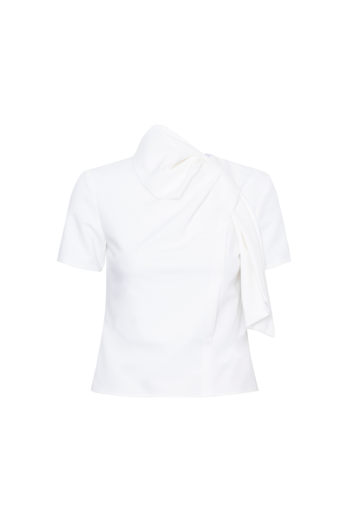 T-Shirt Crepe Laço Desconstruído