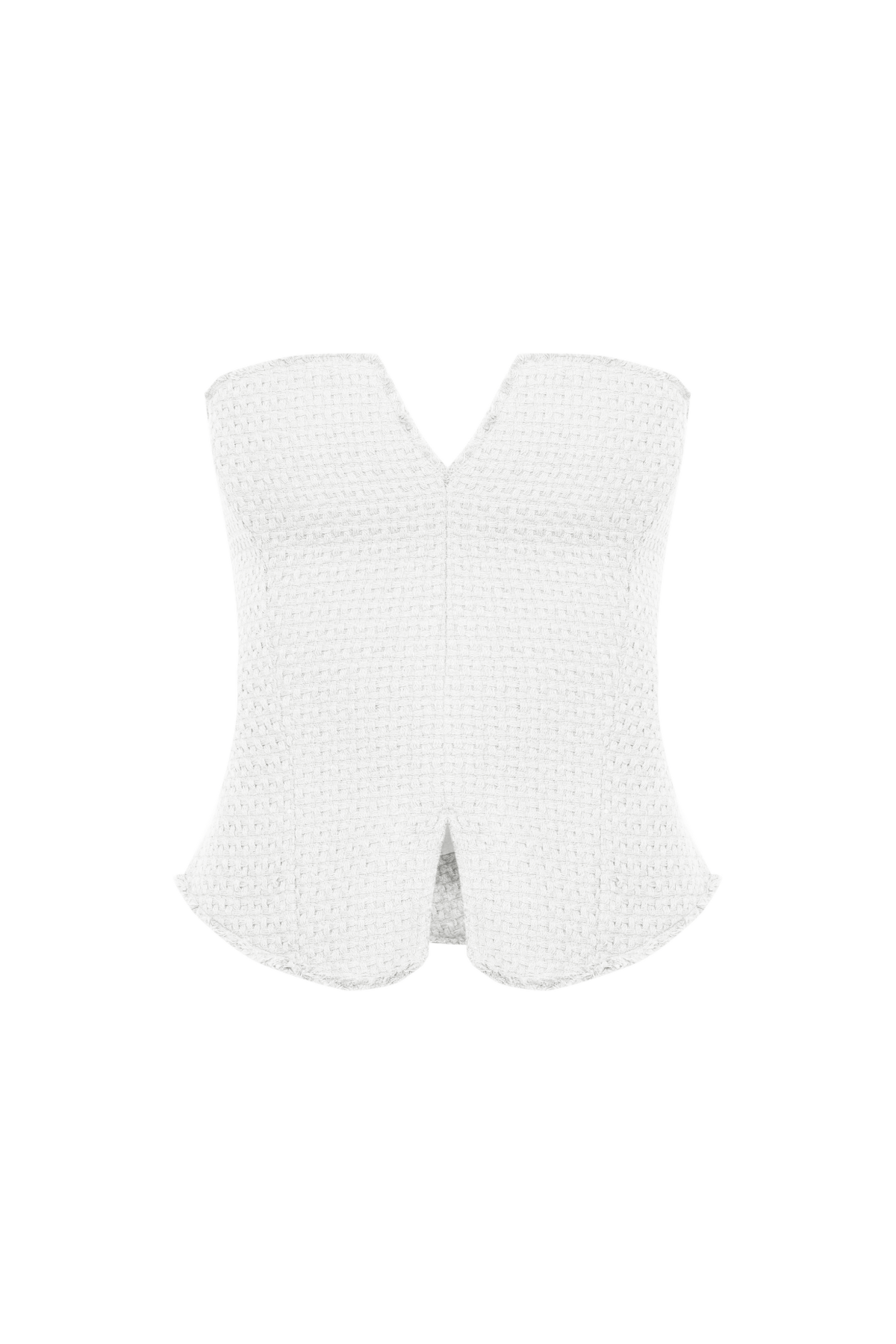 Corselet Tweed Decote Em V