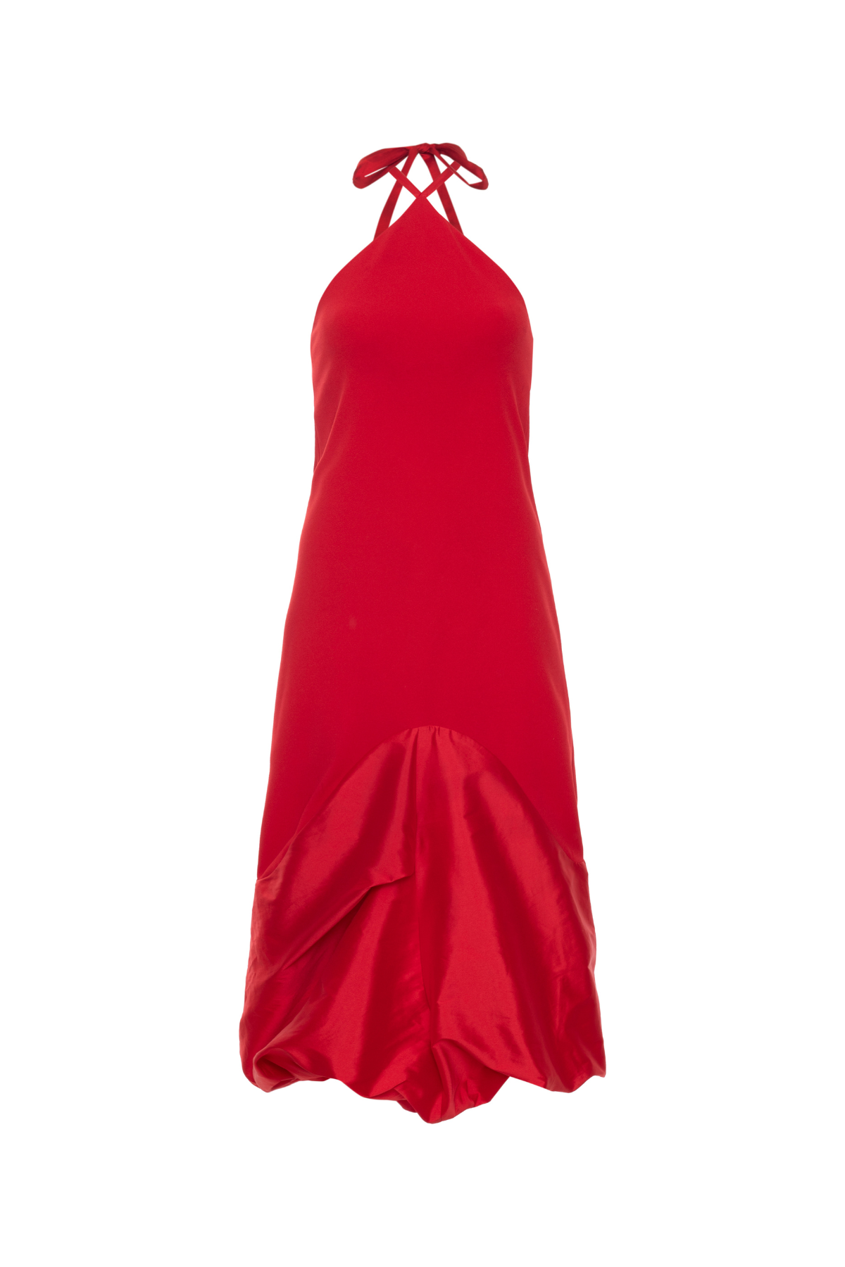 Vestido MÍdi Corpo Justo E Saia Balonê