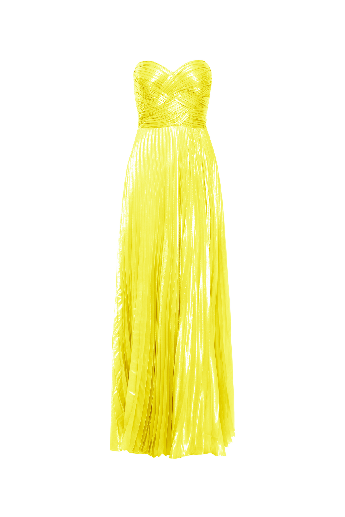 Vestido Longo Drapeado Entrelaçado