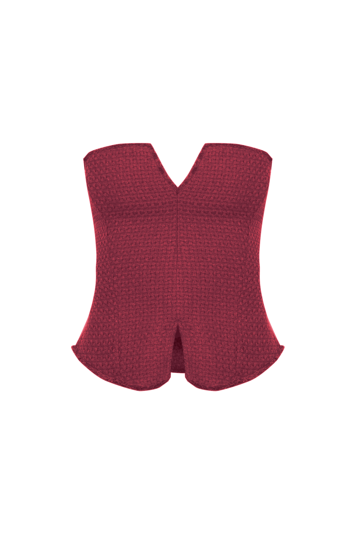 Corselet Tweed Decote Em V