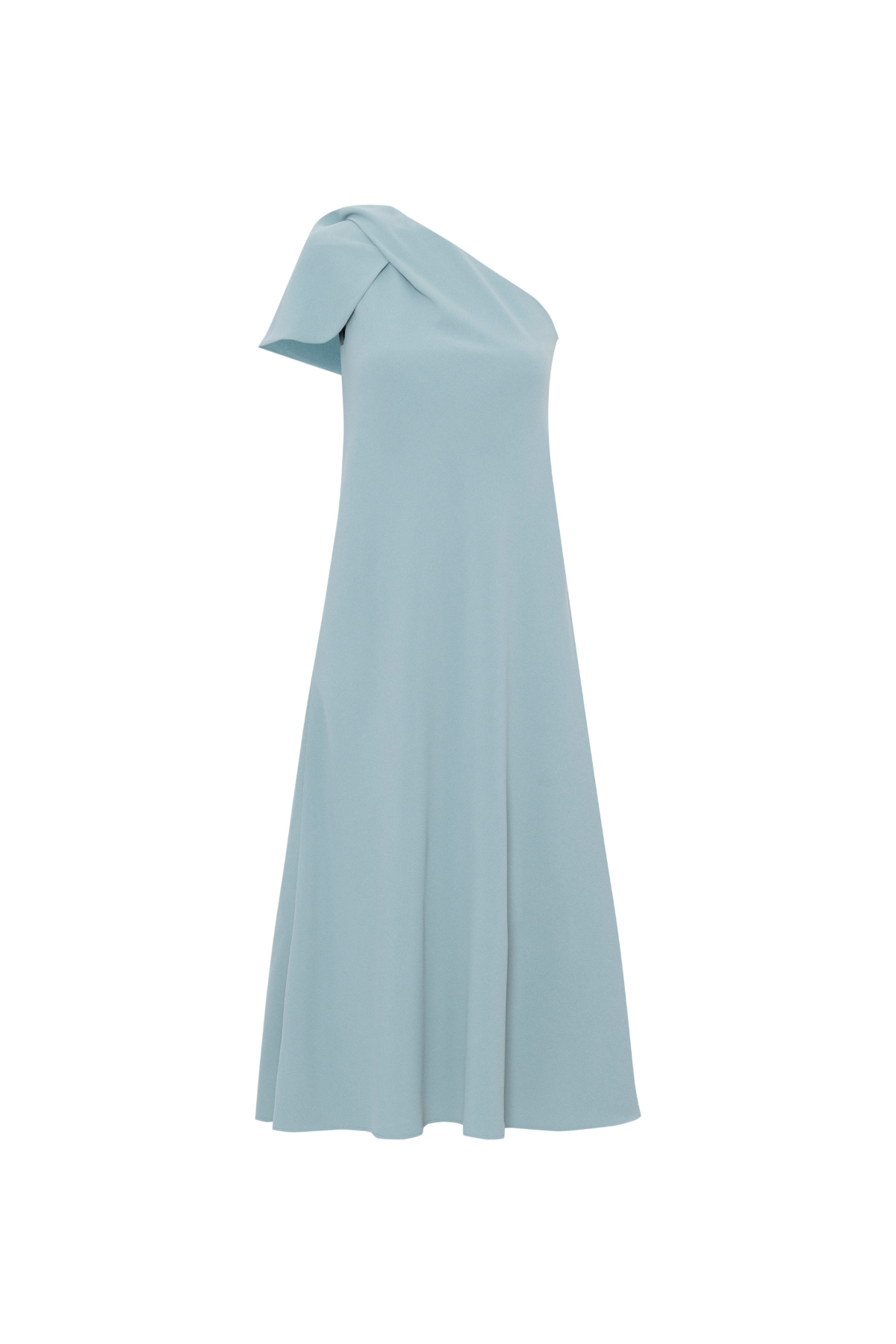 Vestido Ombro Único Viés