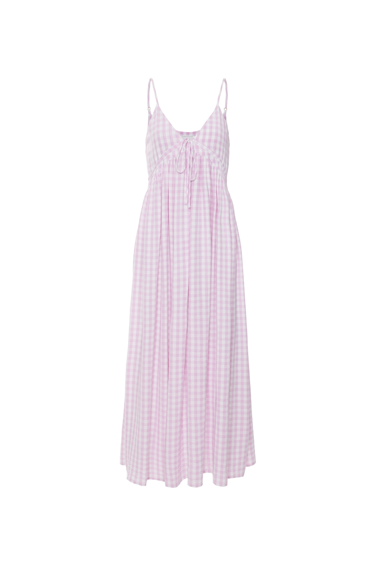 Vestido Longo Alcinhas Vichy