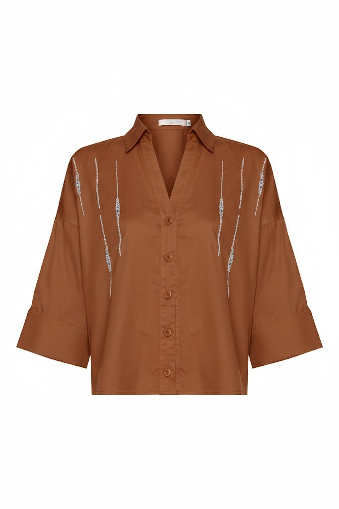 Camisa Algodão Acetinado