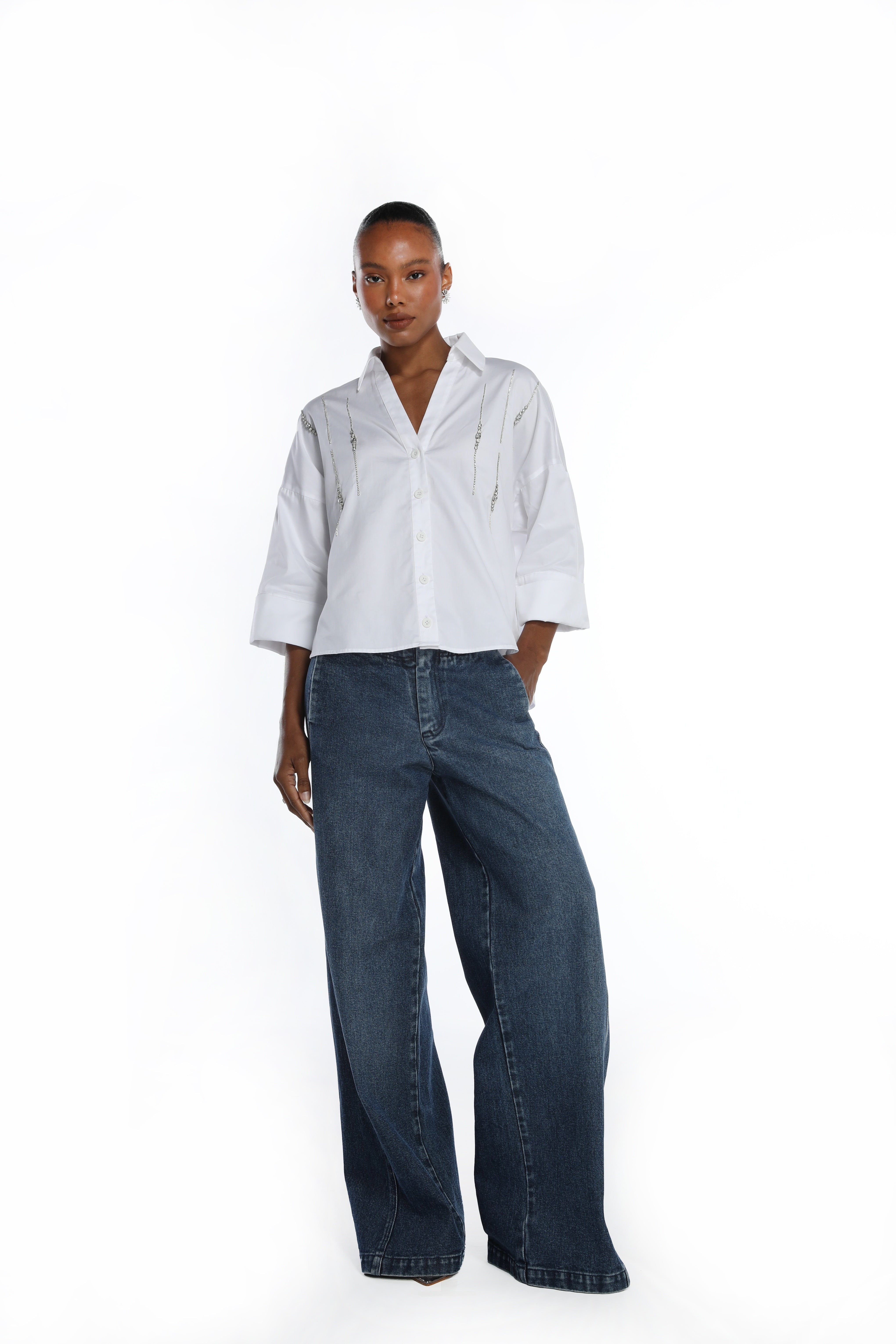 Camisa Algodão Acetinado
