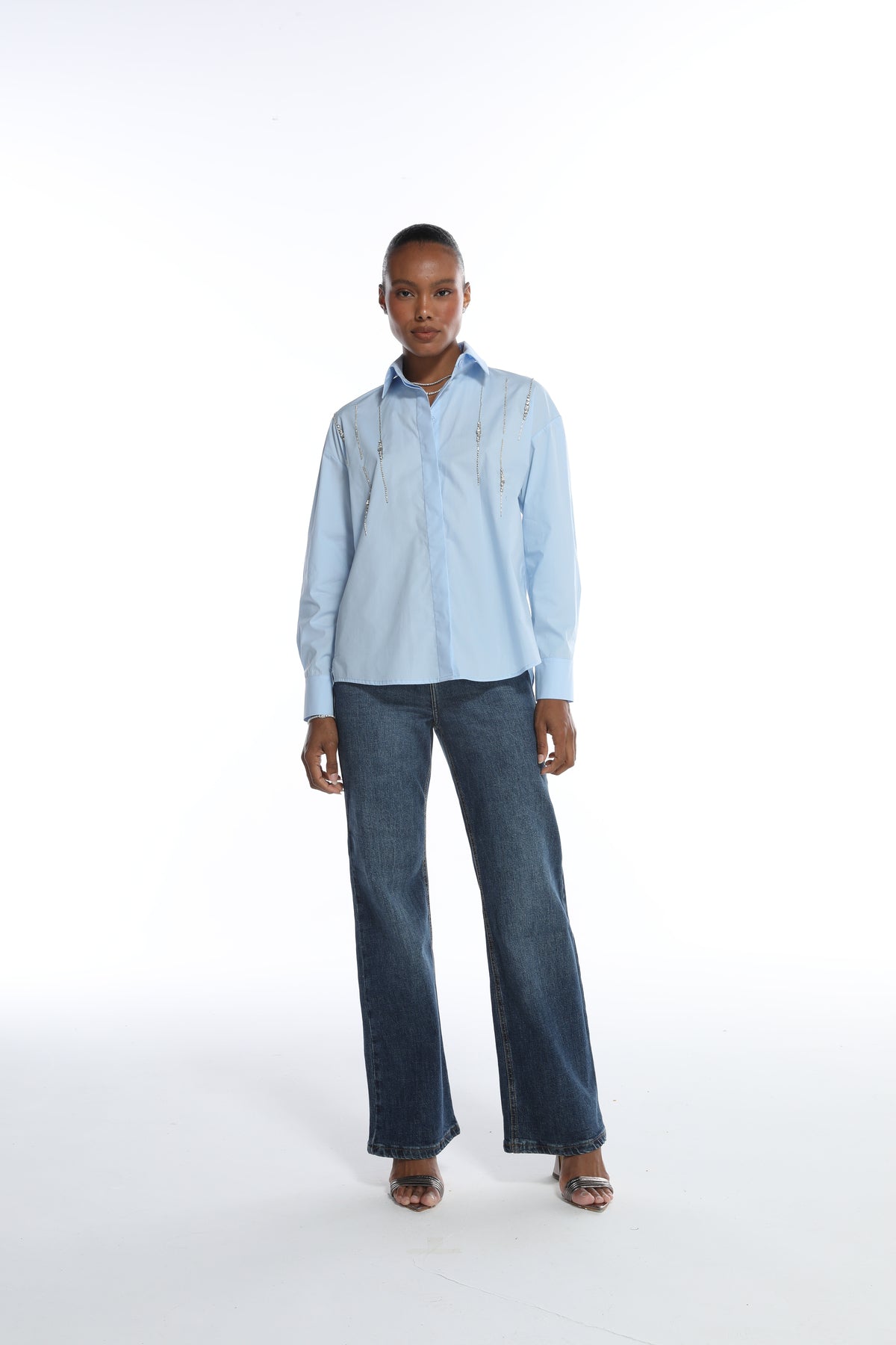 Calça Jeans Bolso Faca