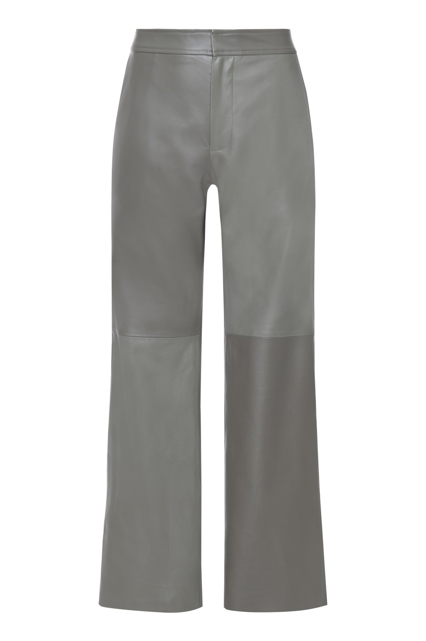 Calça Reta Couro Pelica
