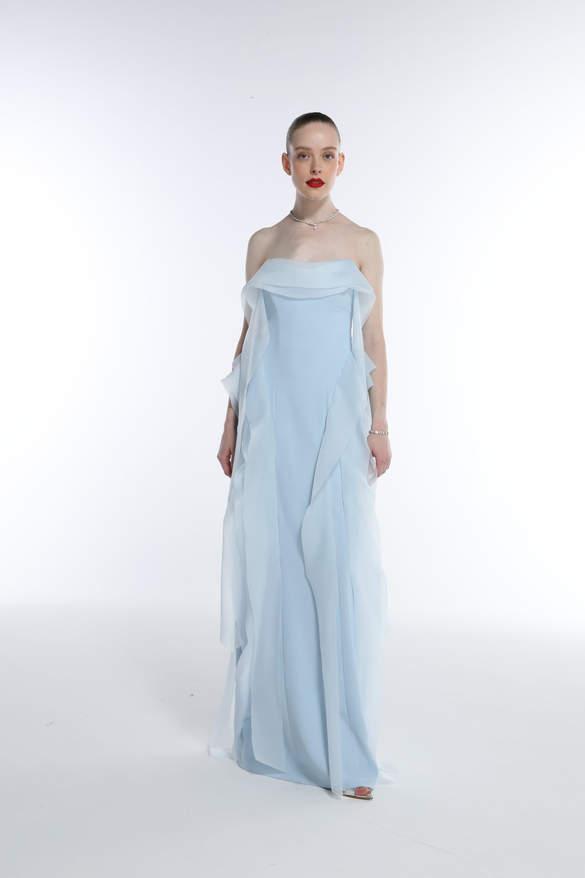 Vestido Longo Sem Alças