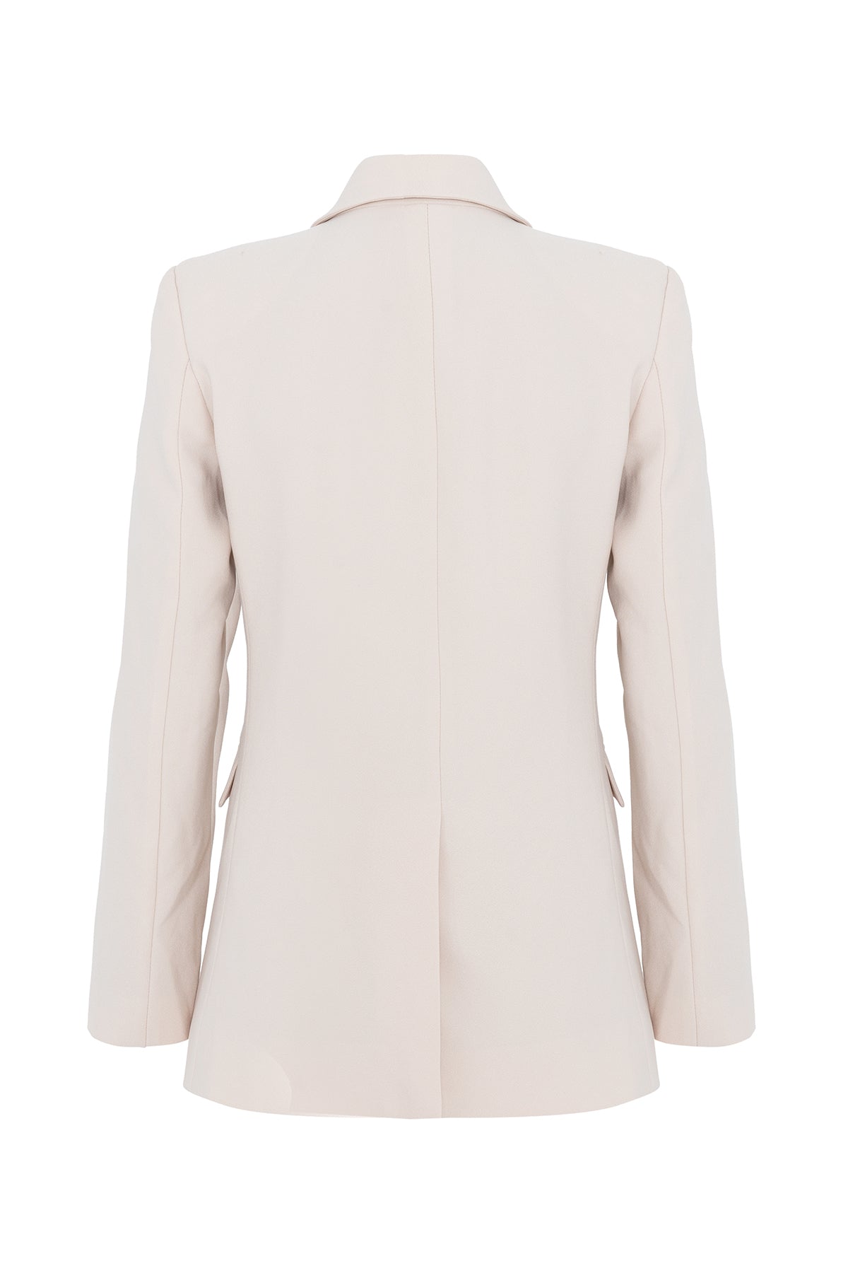 Blazer em Crepe Modelagem Reta