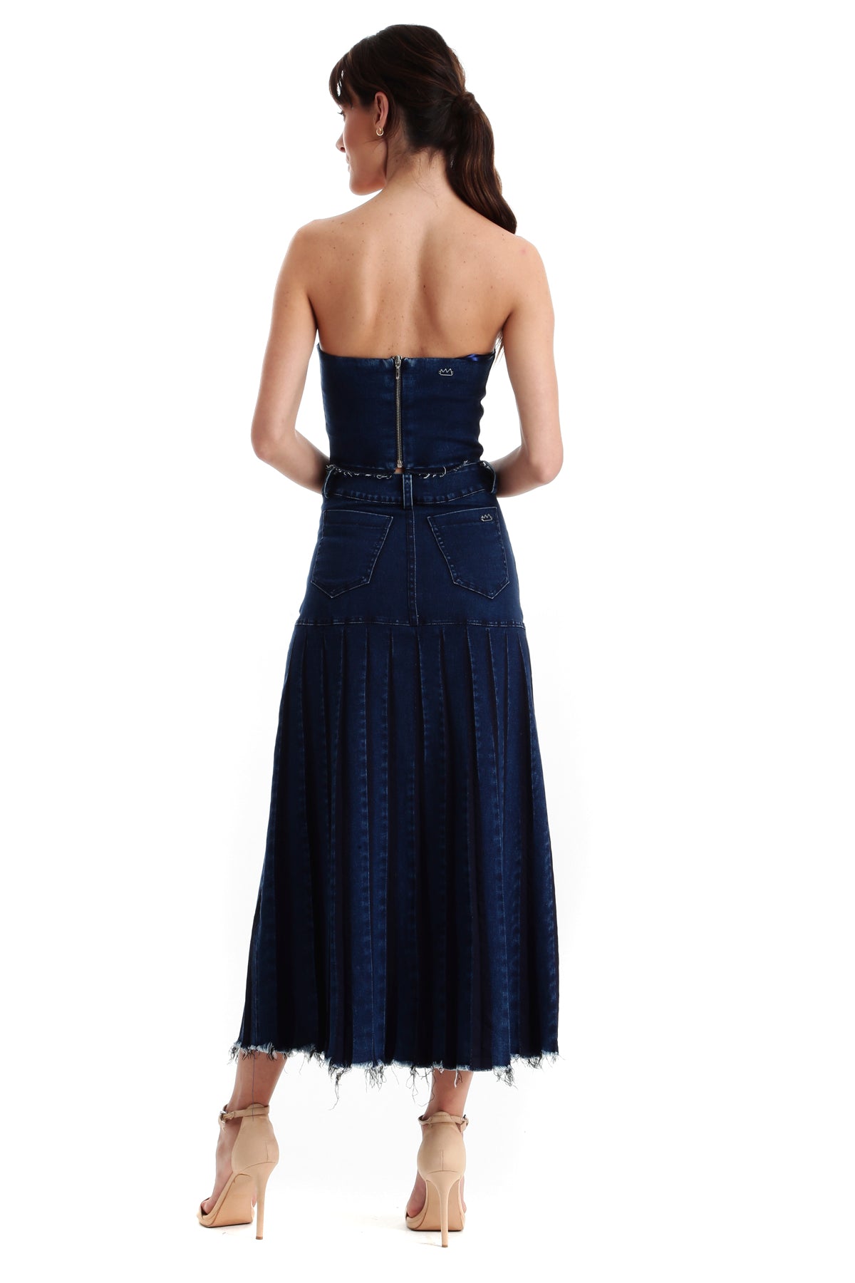 Saia Midi Jeans
